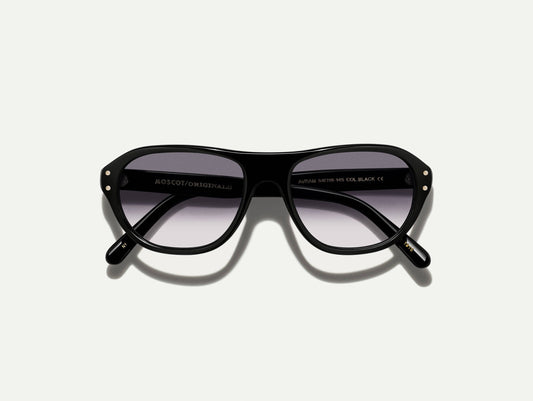 Moscot Avram Black With Custom Made Tints Sunglasses