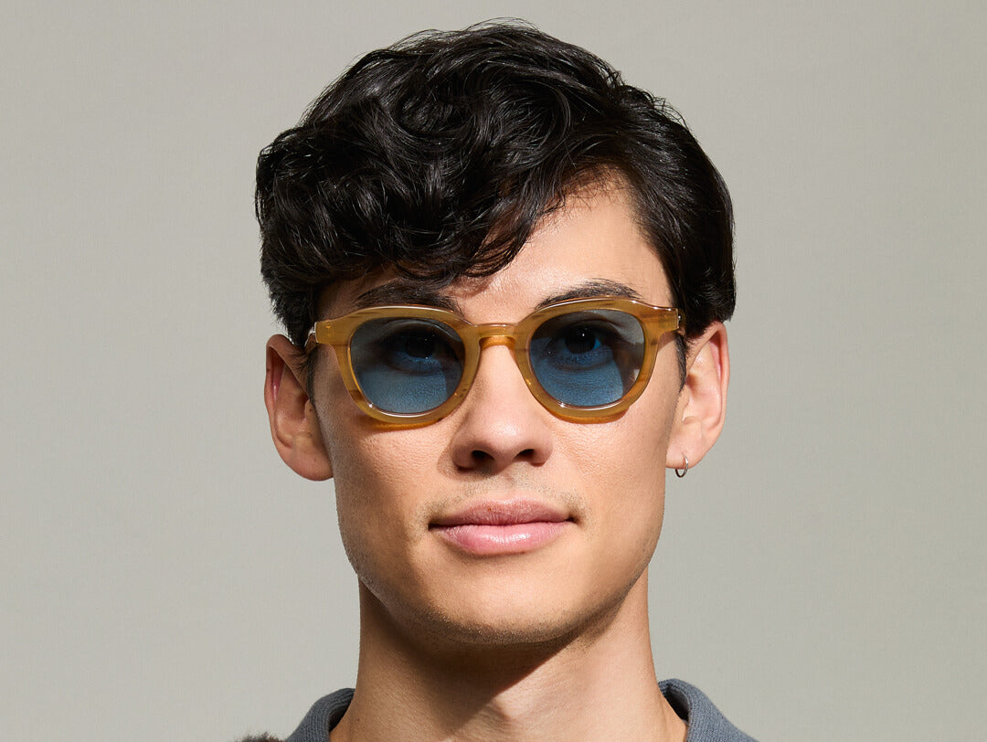 Moscot Dahven With Blue+ Sunglasses