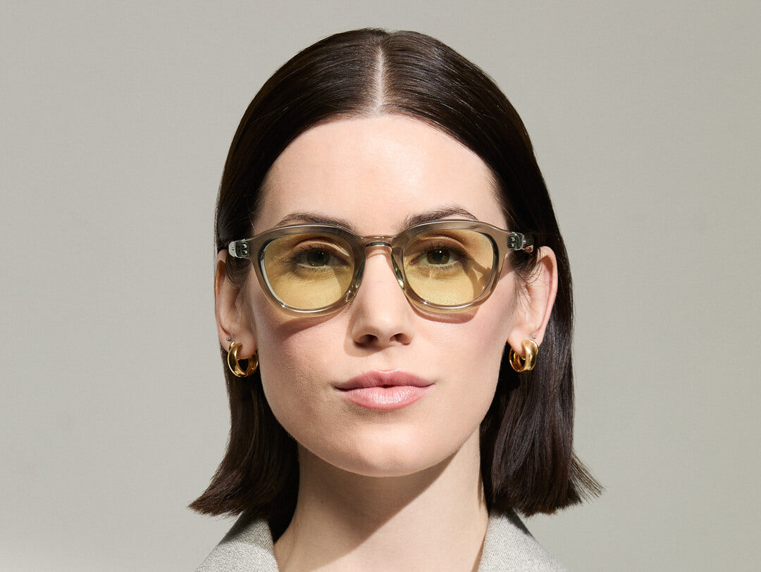 Moscot Dahven Sage With Custom Made Tints Sunglasses