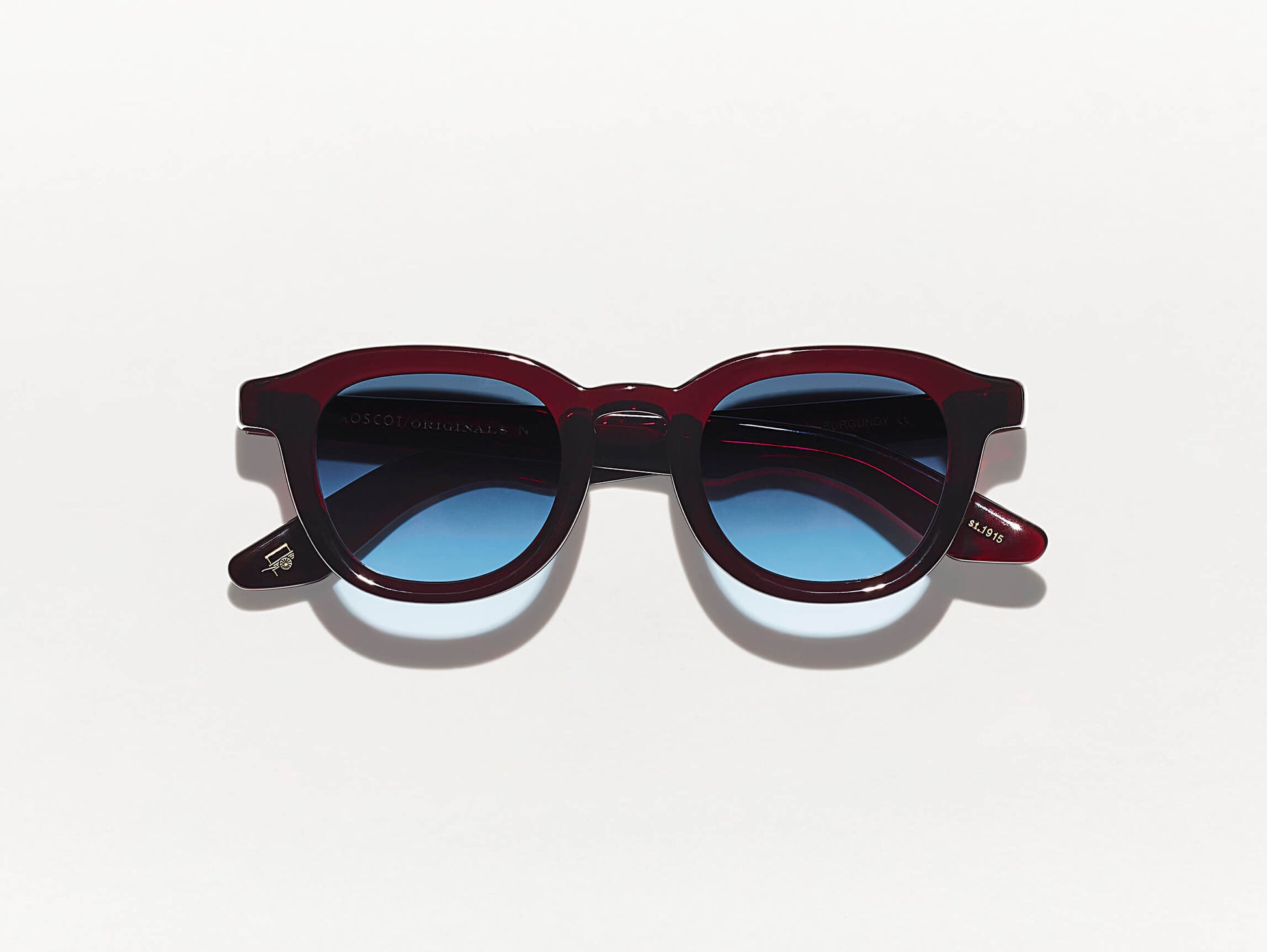 Moscot Dahven Polychrome Burgundy Sunglasses