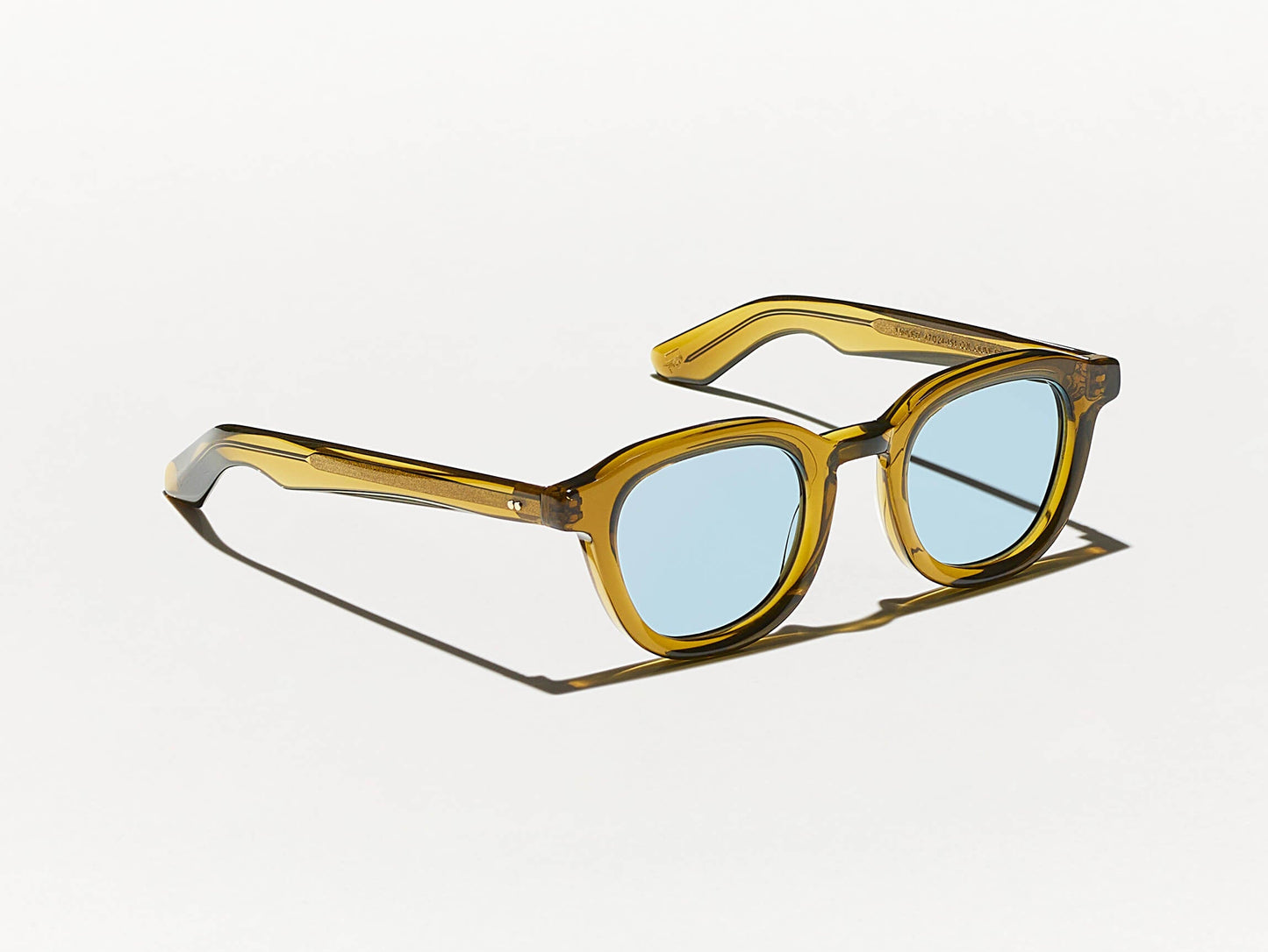 Moscot Dahven Polychrome Olive Brown Sunglasses