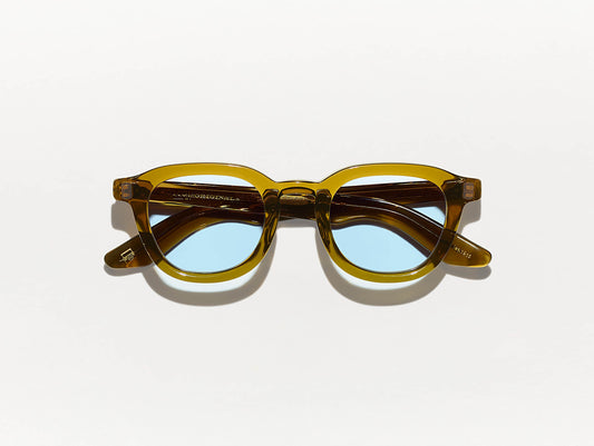 Moscot Dahven Polychrome Olive Brown Sunglasses