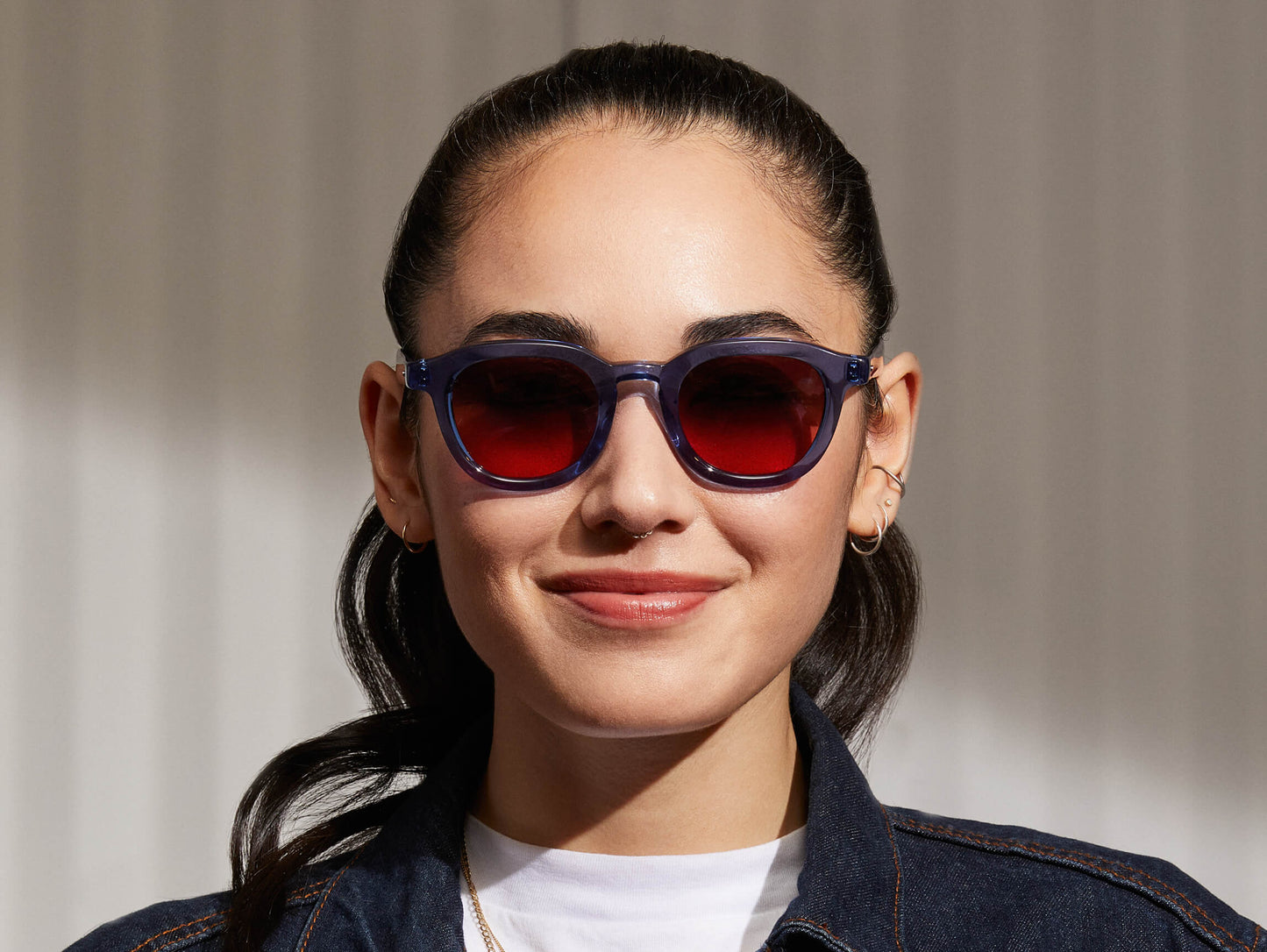 Moscot Dahven Polychrome Sapphire Sunglasses