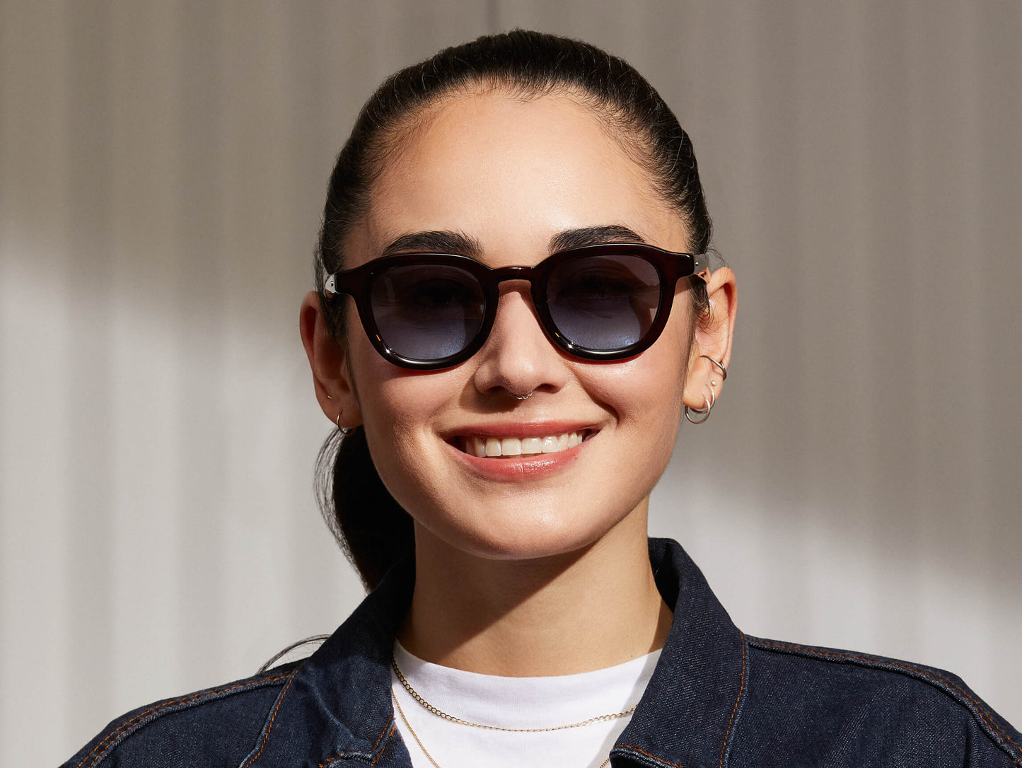 Moscot Dahven Polychrome Burgundy Sunglasses