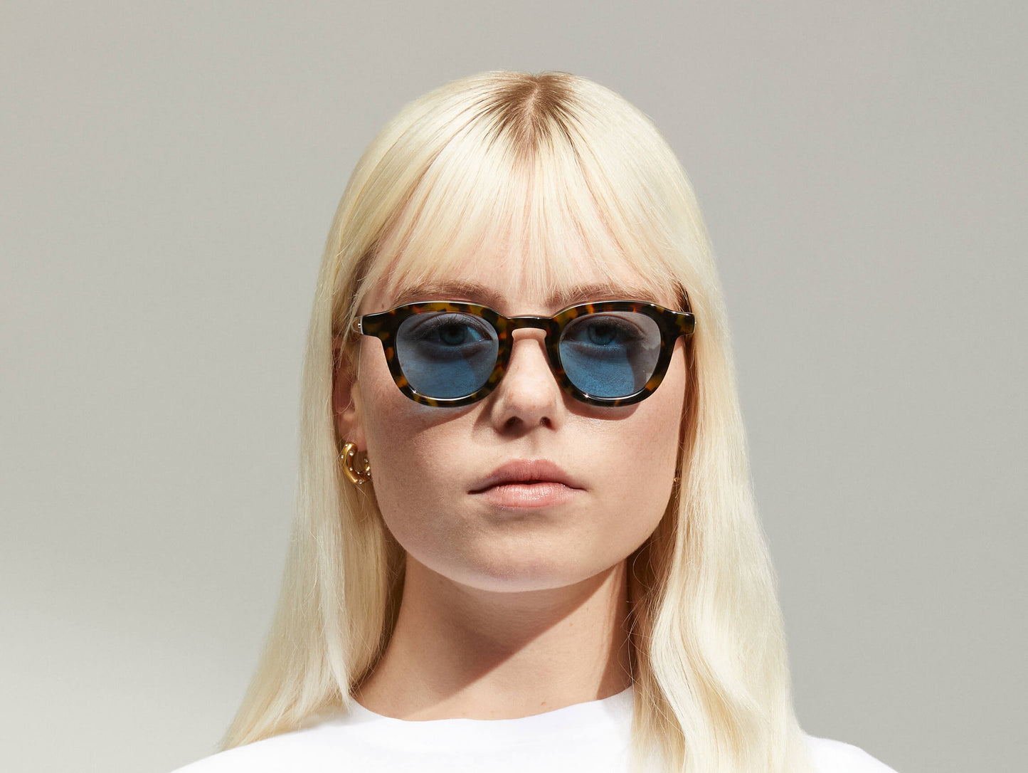 Moscot Dahven With Blue+ Sunglasses