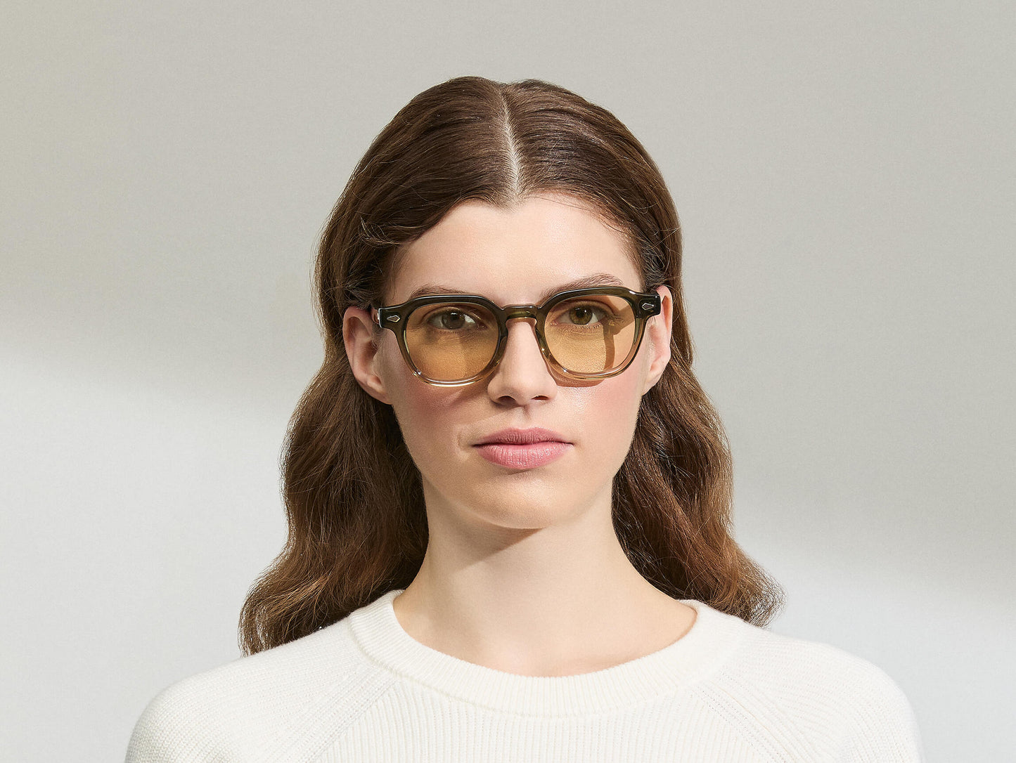 Moscot Dolt With Amber+ Sunglasses