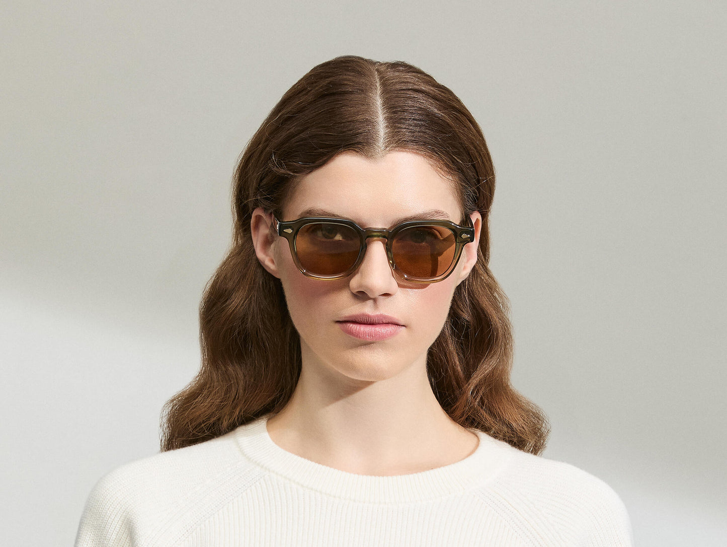 Moscot Dolt With Amber+ Sunglasses