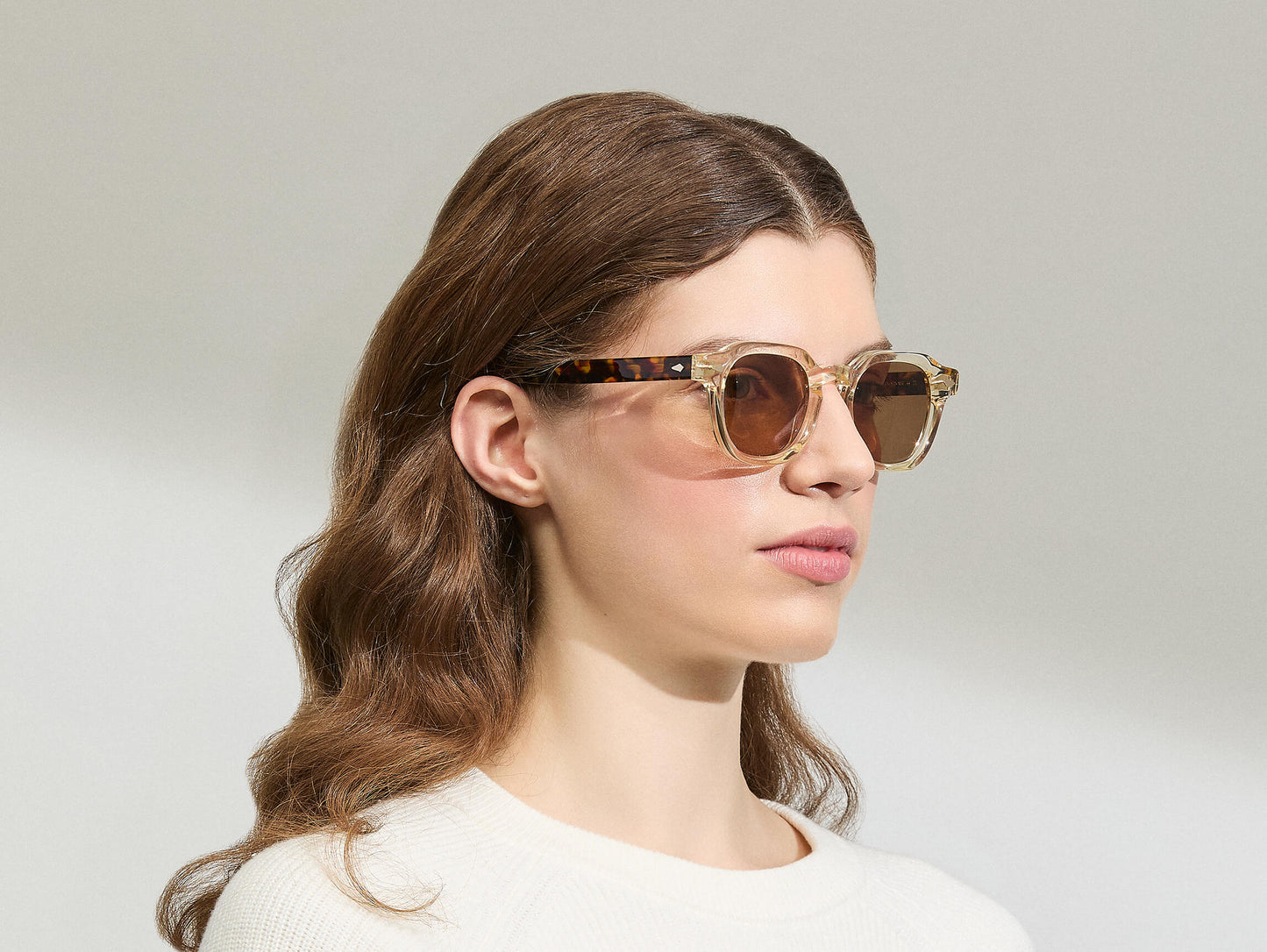 Moscot Dolt With Amber+ Sunglasses