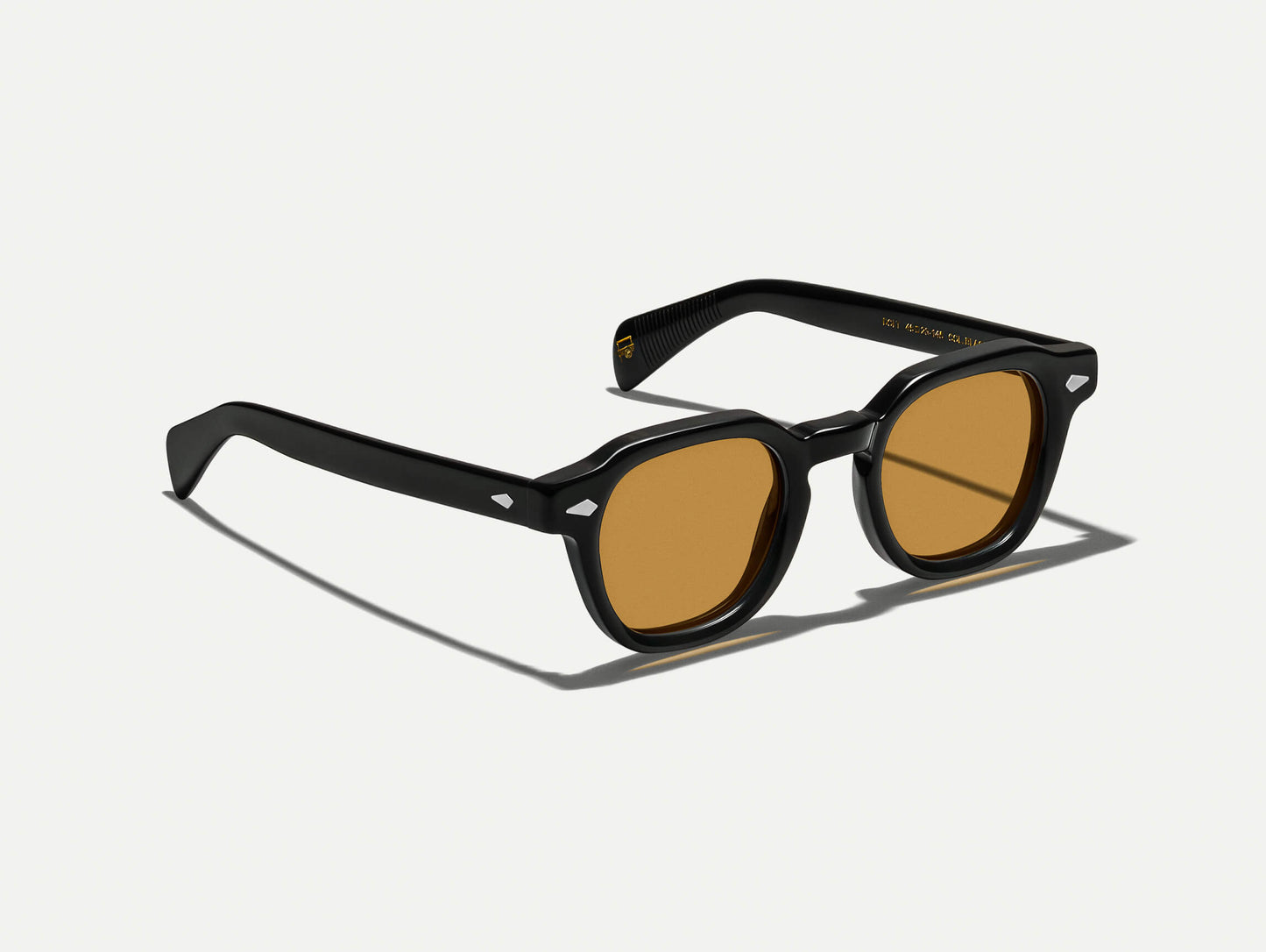 Moscot Dolt Black With Custom Made Tints Sunglasses