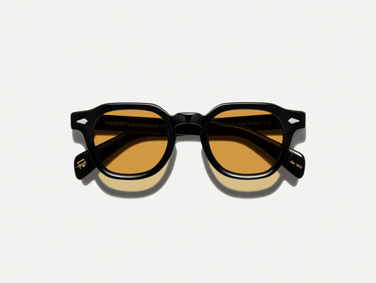 Moscot Dolt Black With Custom Made Tints Sunglasses