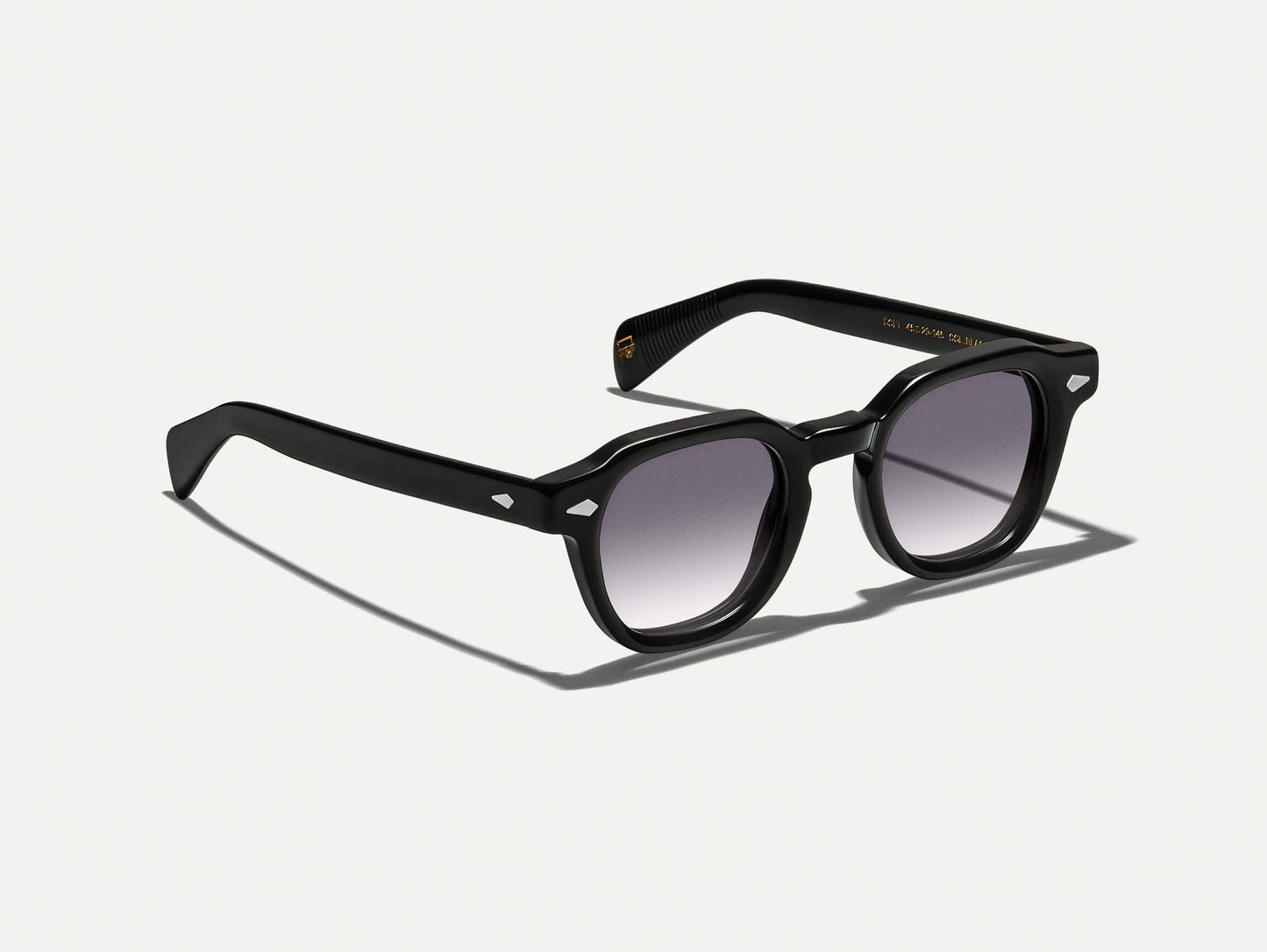 Moscot Dolt Black With Custom Made Tints Sunglasses