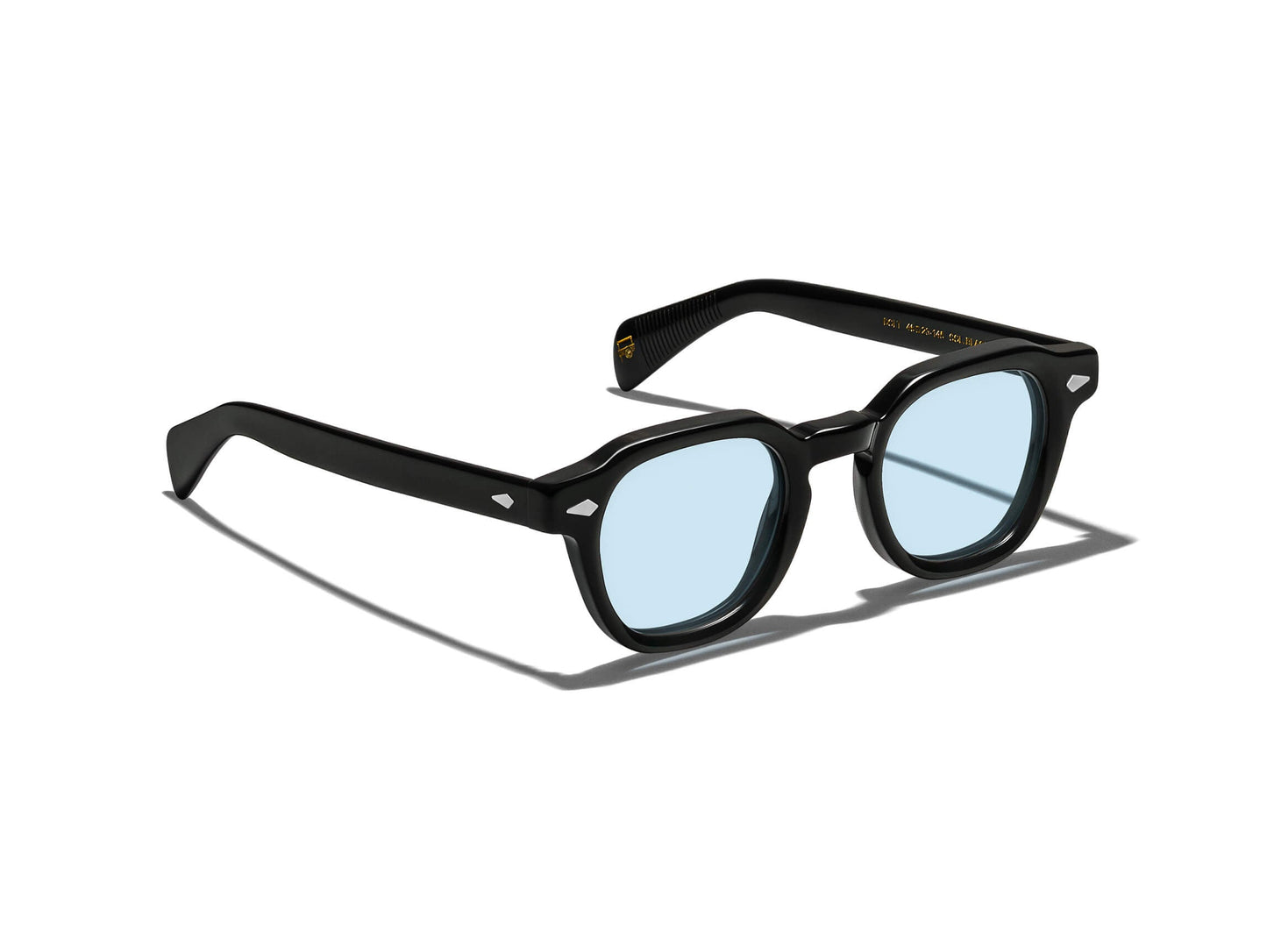 Moscot Dolt Black With Custom Made Tints Sunglasses