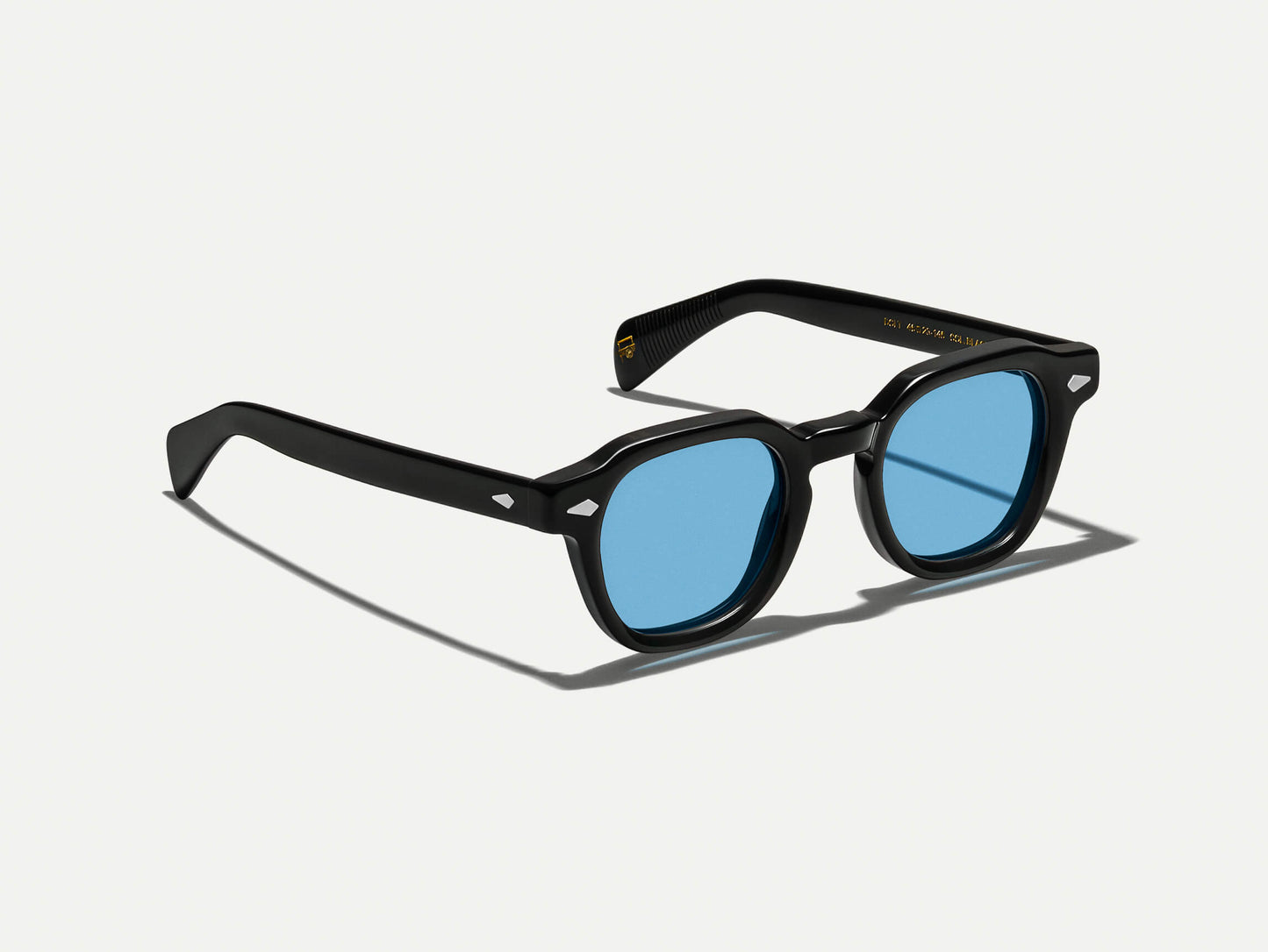 Moscot Dolt Black With Custom Made Tints Sunglasses