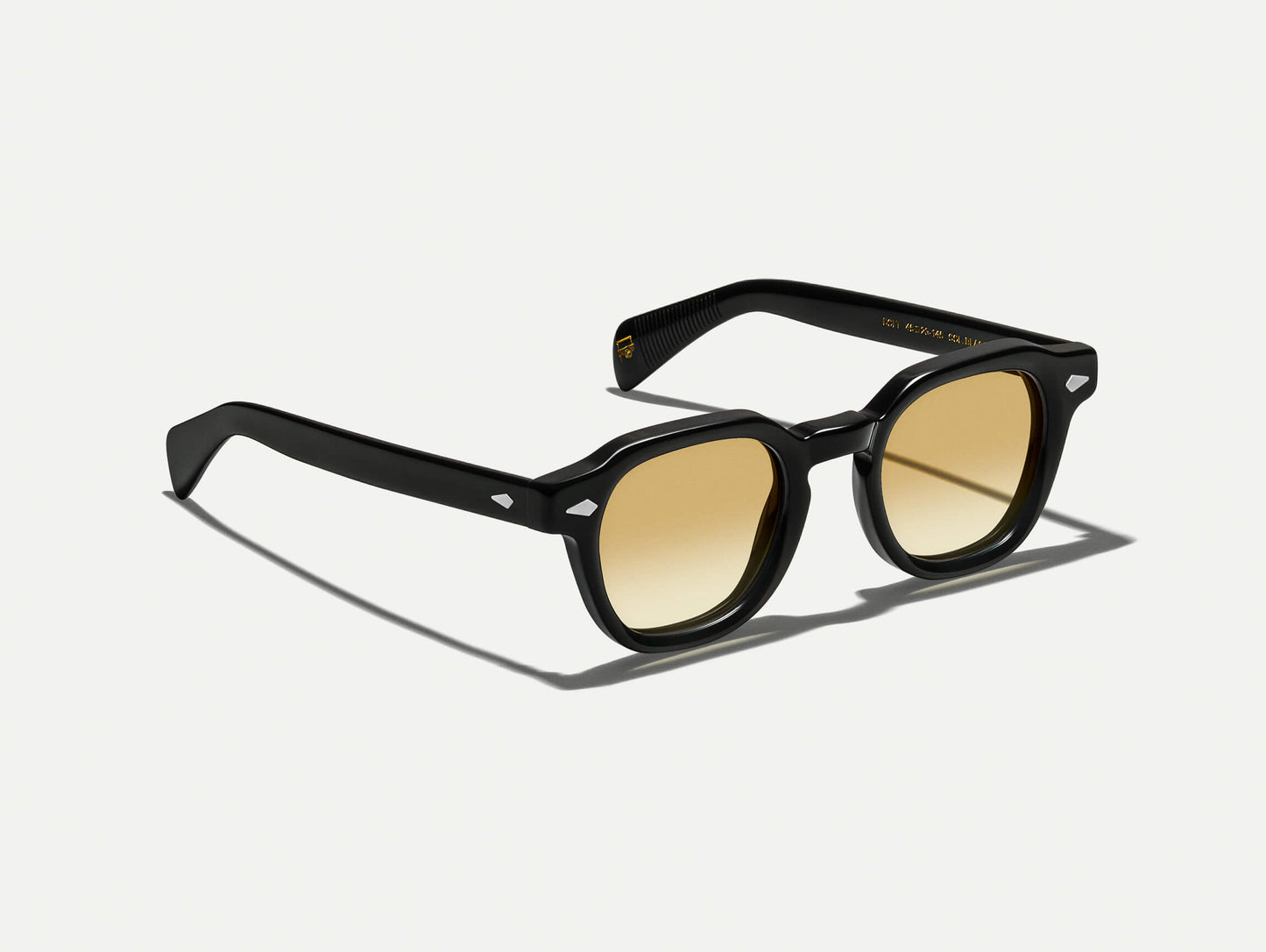 Moscot Dolt Black With Custom Made Tints Sunglasses