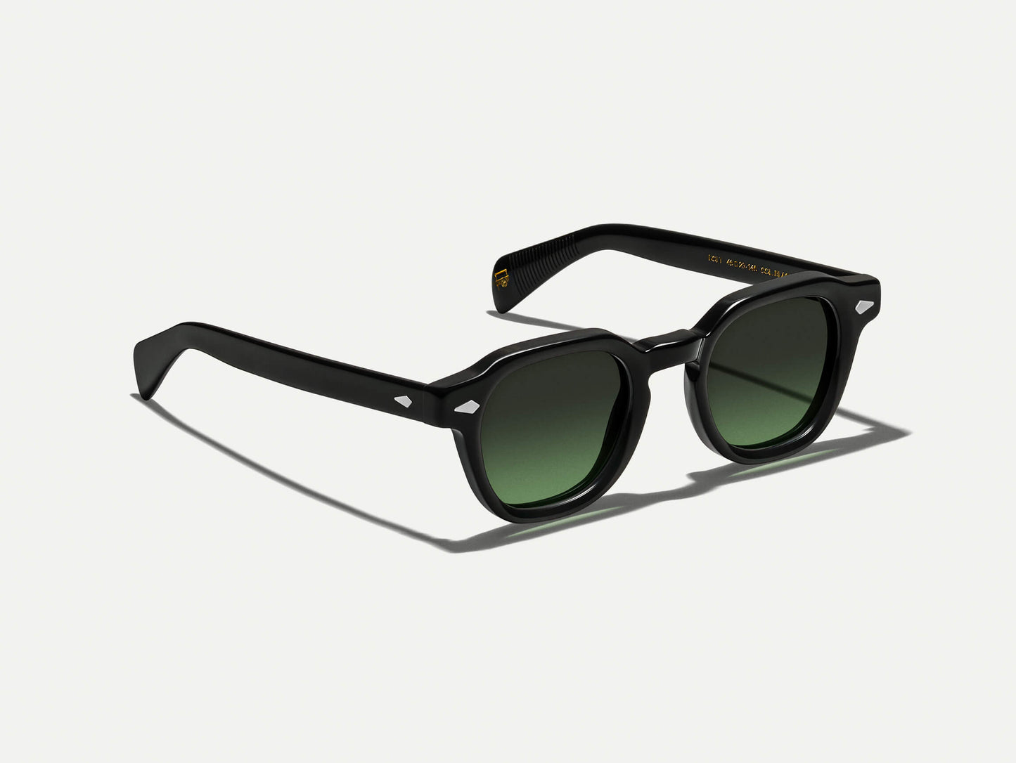 Moscot Dolt Black With Custom Made Tints Sunglasses