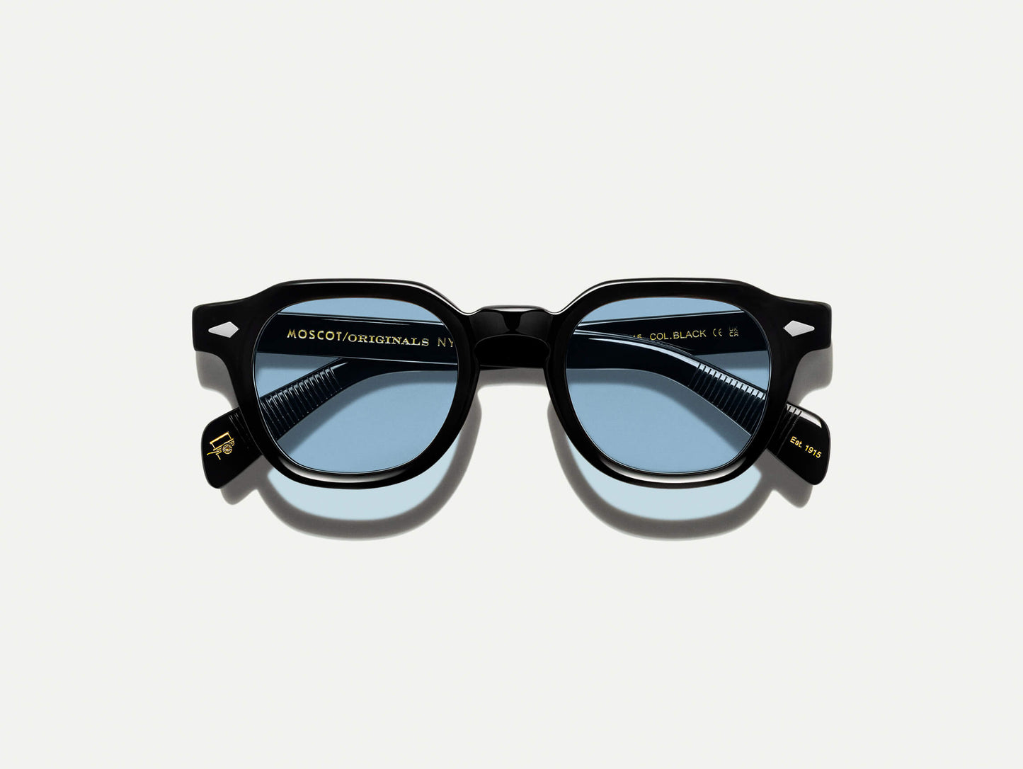 Moscot Dolt With Blue+ Sunglasses