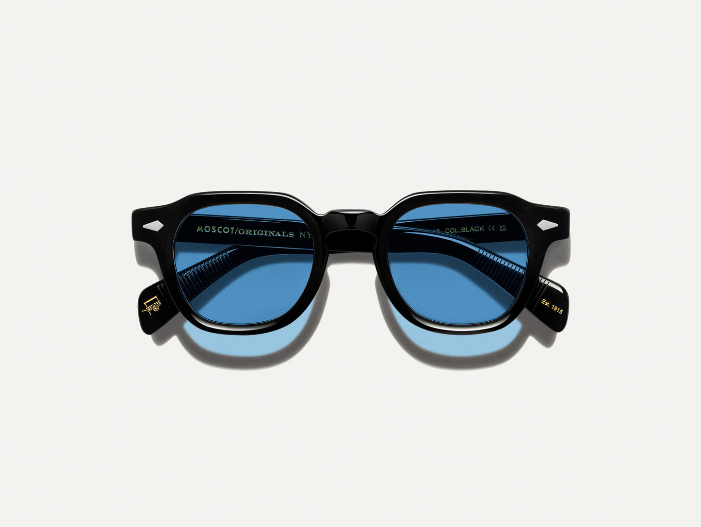 Moscot Dolt With Blue+ Sunglasses