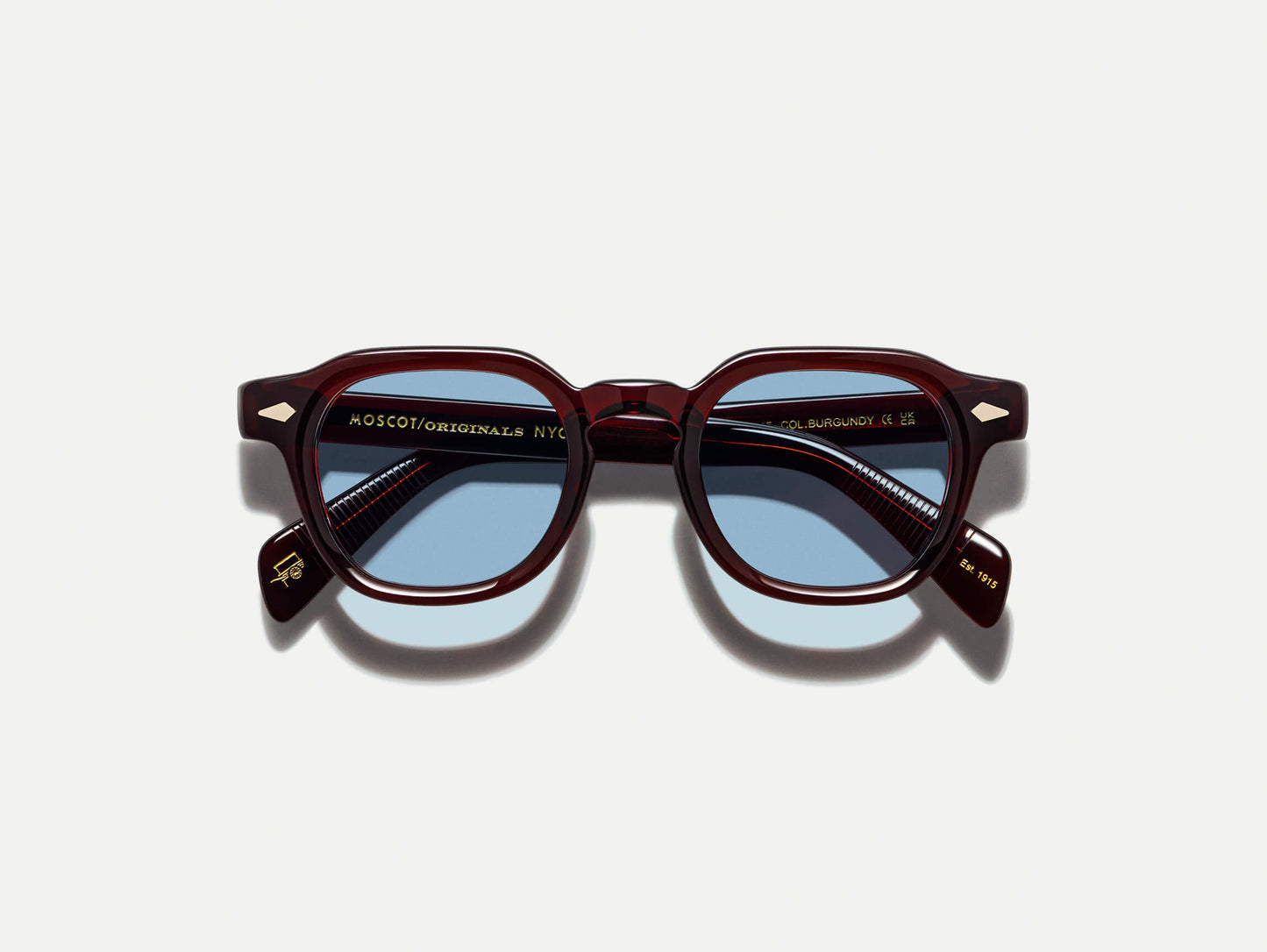 Moscot Dolt With Blue+ Sunglasses