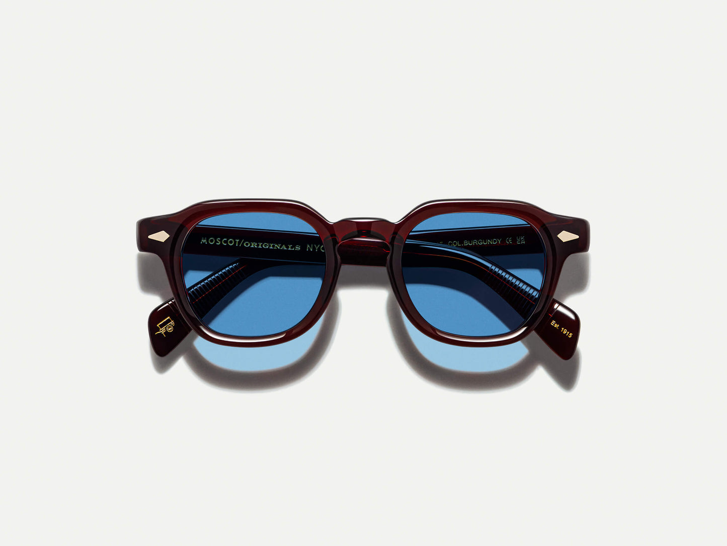 Moscot Dolt With Blue+ Sunglasses