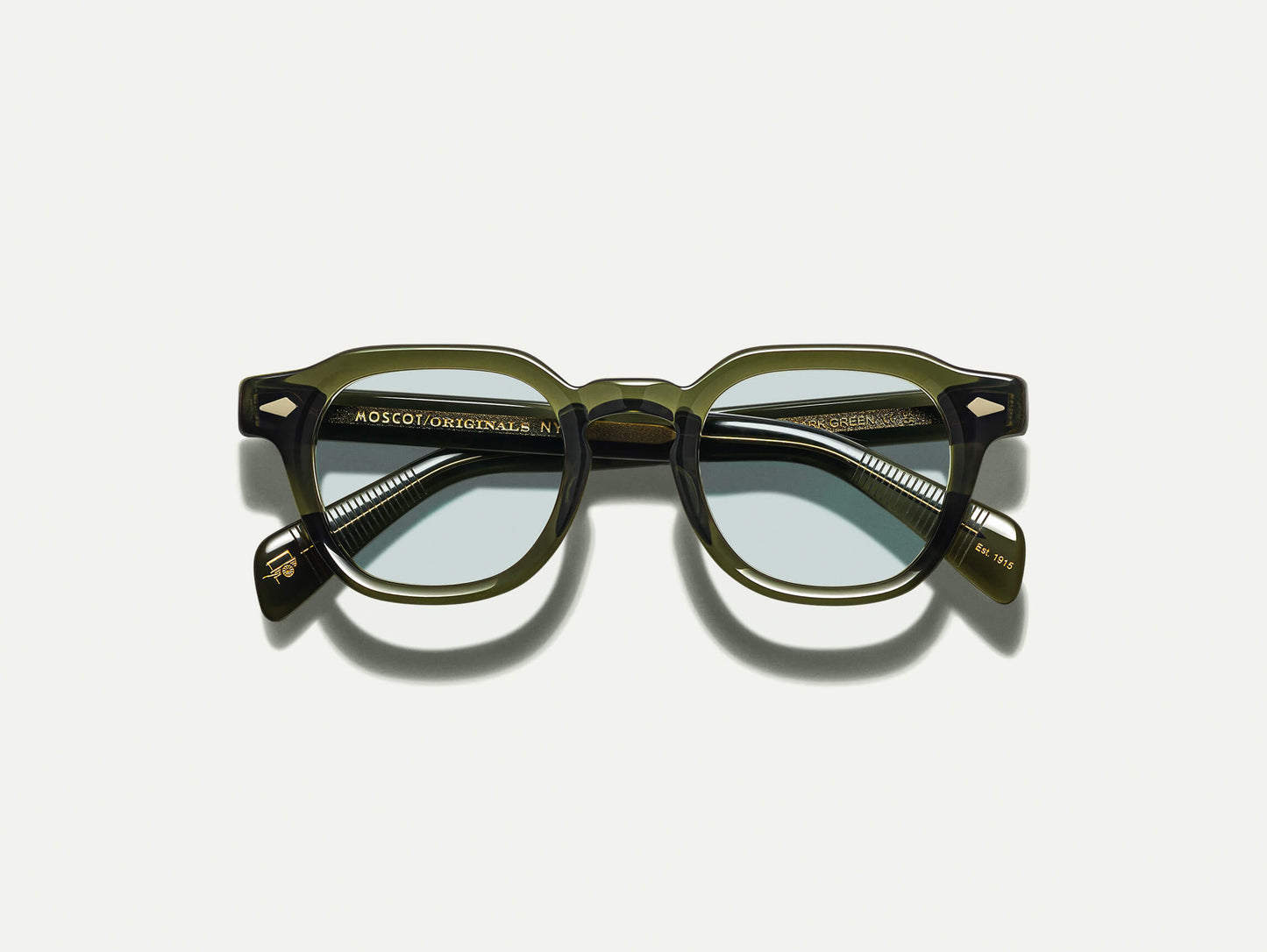Moscot Dolt With Blue+ Sunglasses