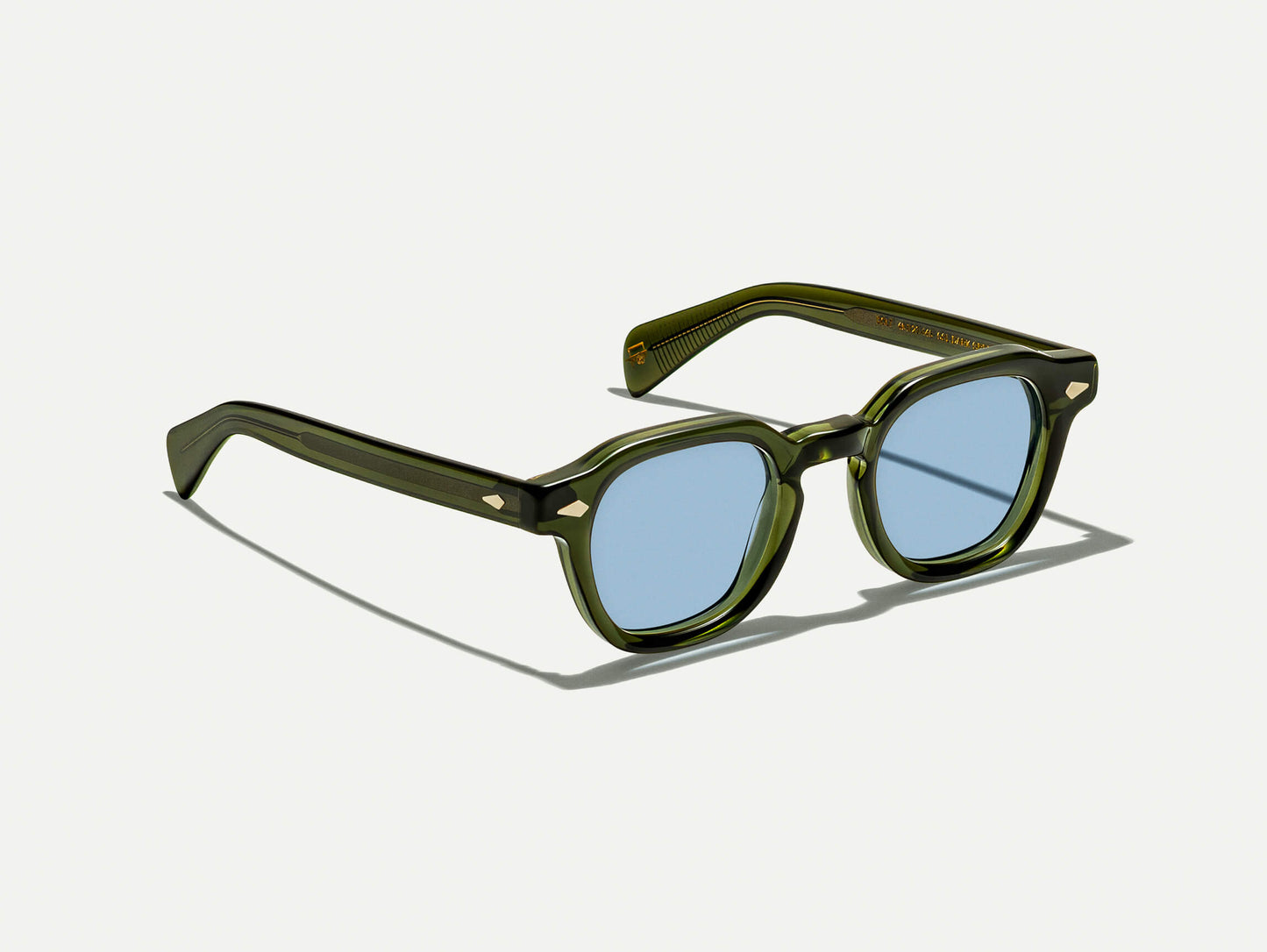 Moscot Dolt With Blue+ Sunglasses