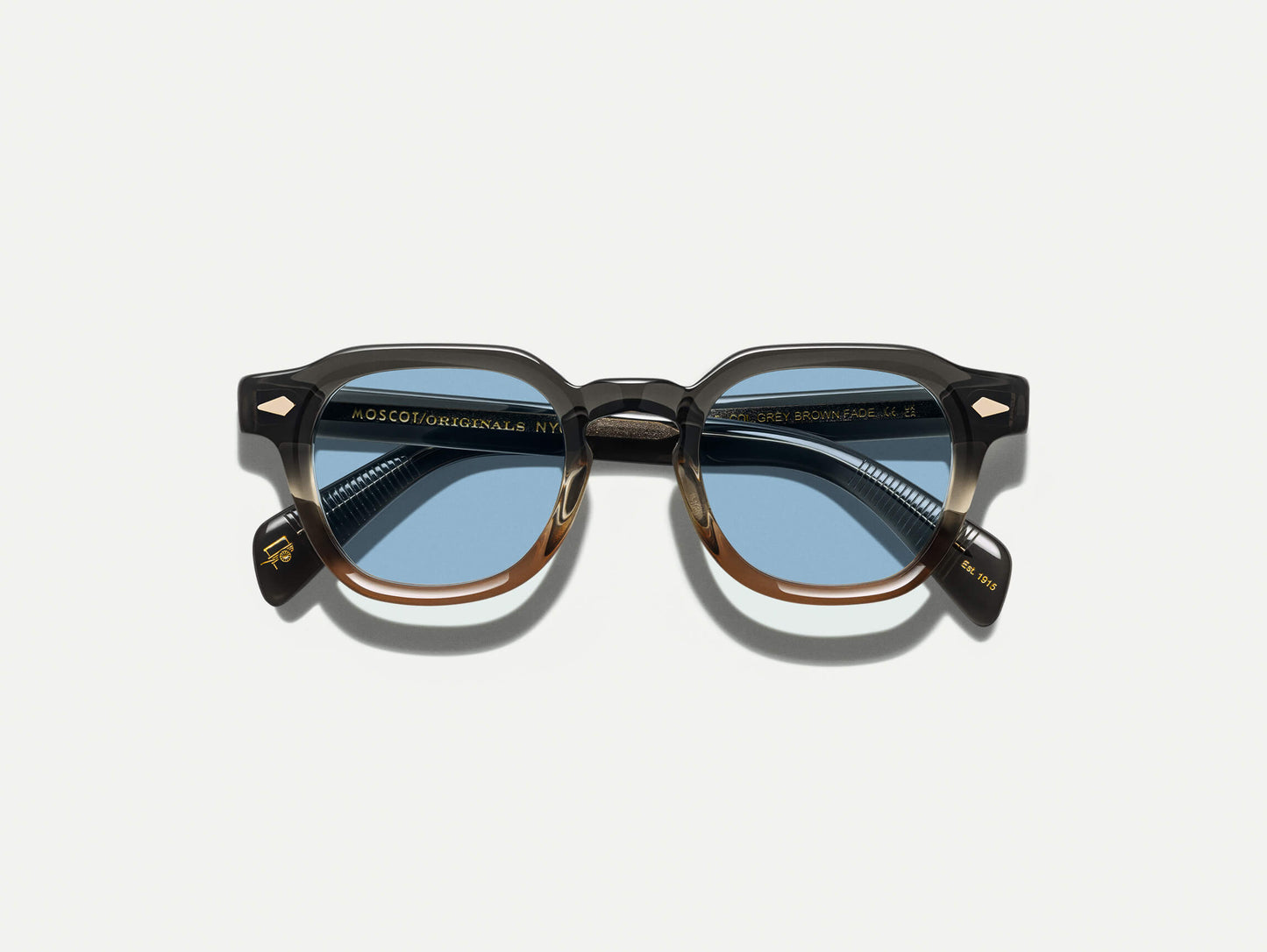 Moscot Dolt With Blue+ Sunglasses