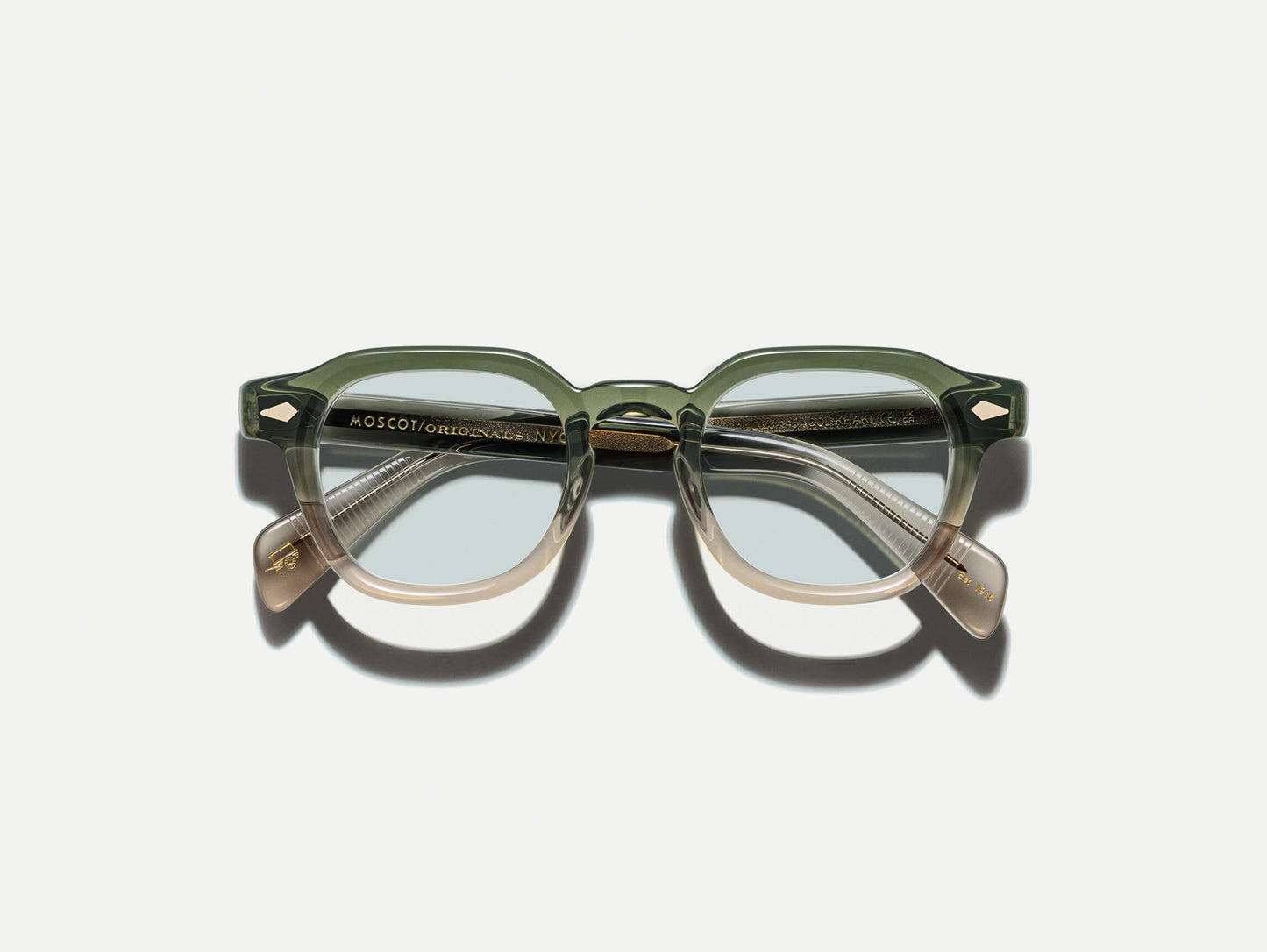 Moscot Dolt With Blue+ Sunglasses