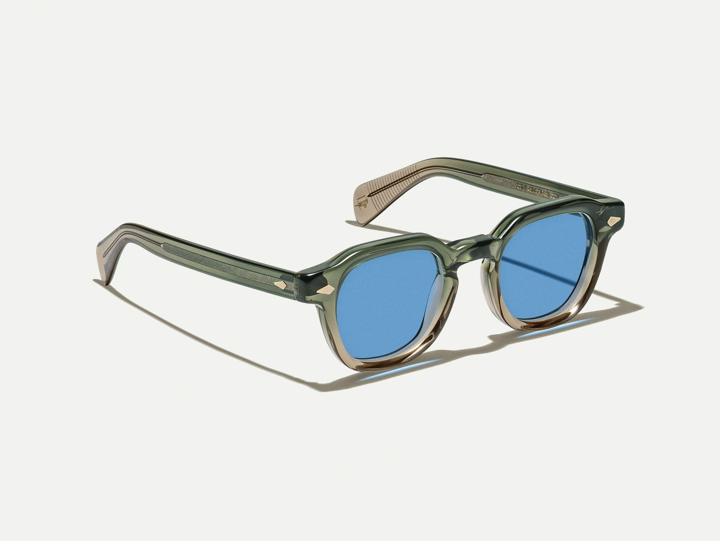 Moscot Dolt With Blue+ Sunglasses
