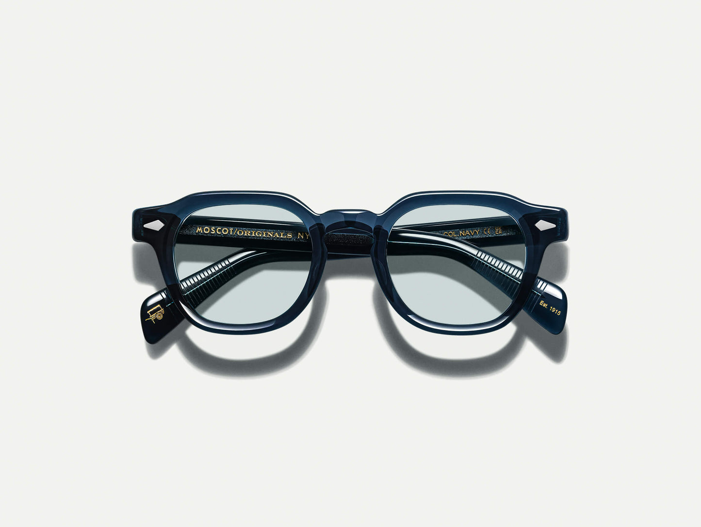 Moscot Dolt With Blue+ Sunglasses