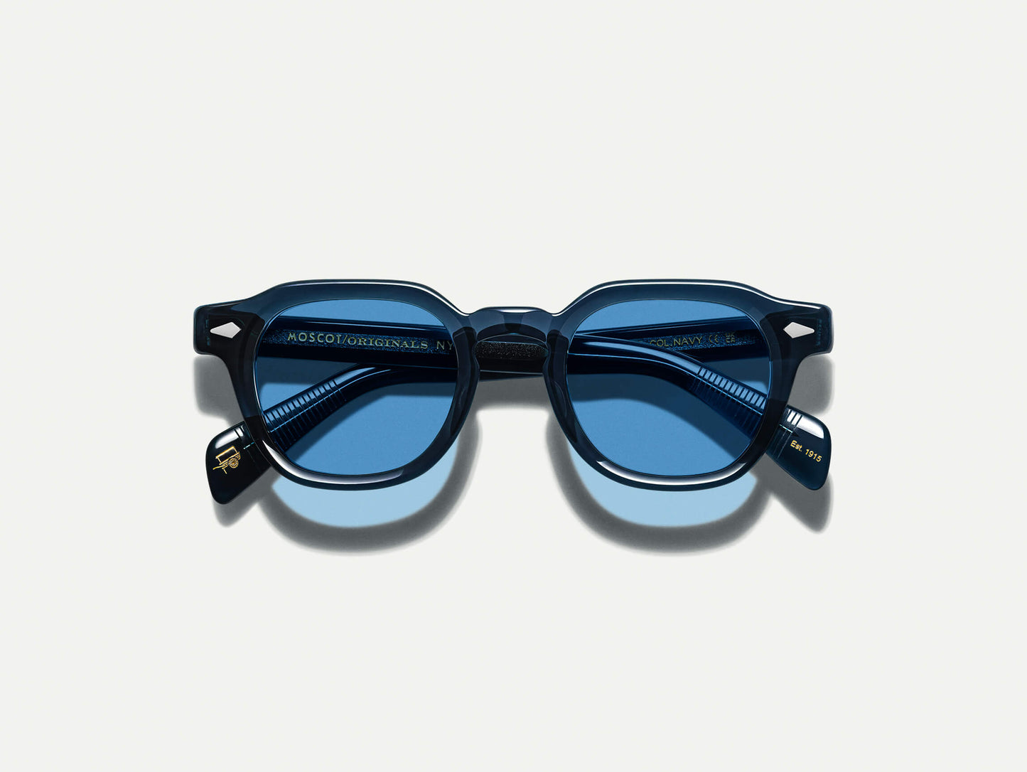 Moscot Dolt With Blue+ Sunglasses
