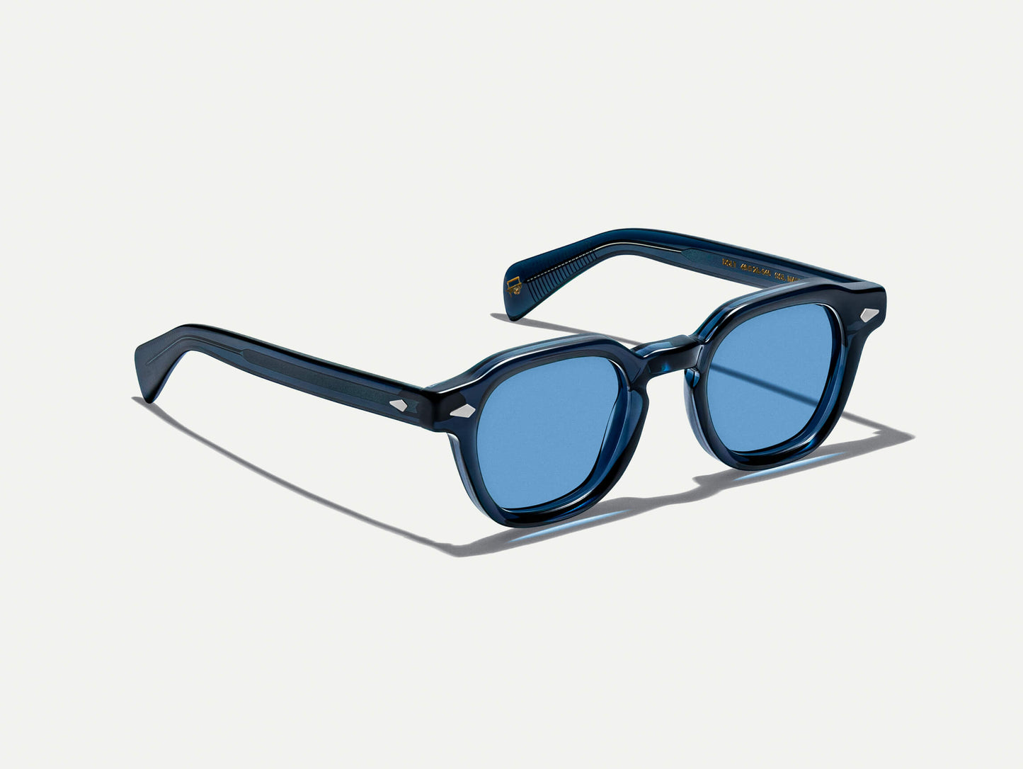 Moscot Dolt With Blue+ Sunglasses