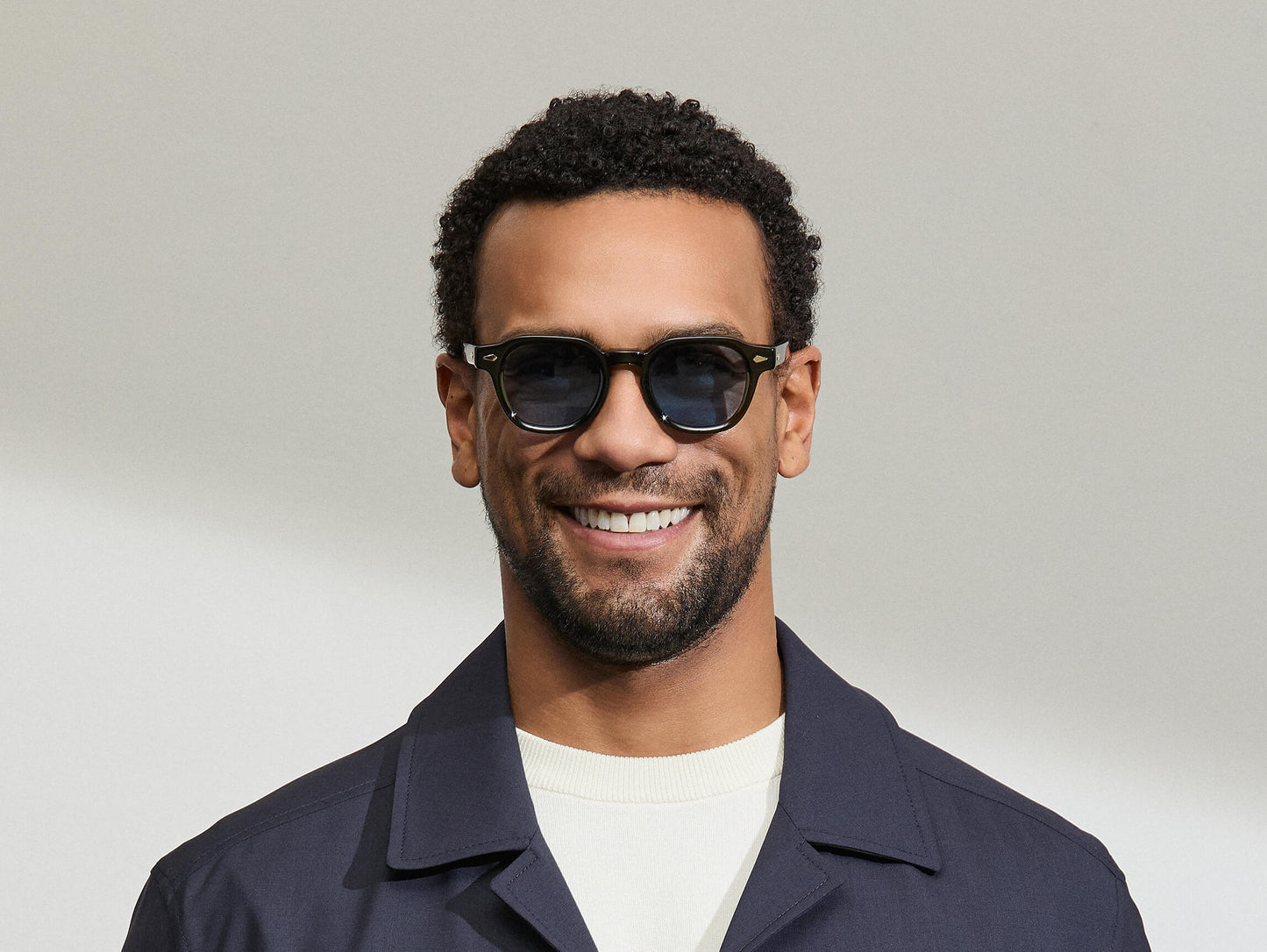 Moscot Dolt With Blue+ Sunglasses