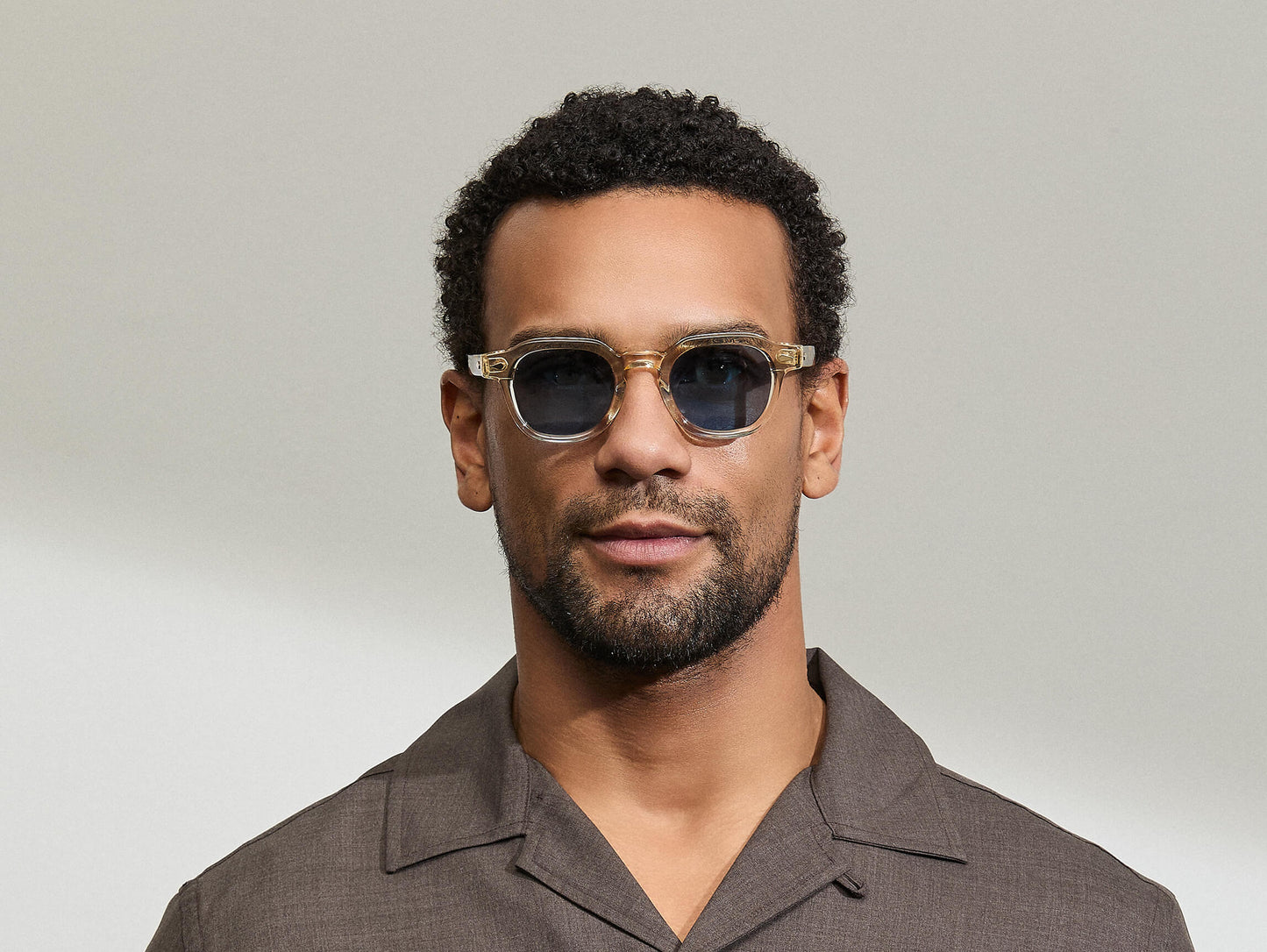Moscot Dolt With Blue+ Sunglasses