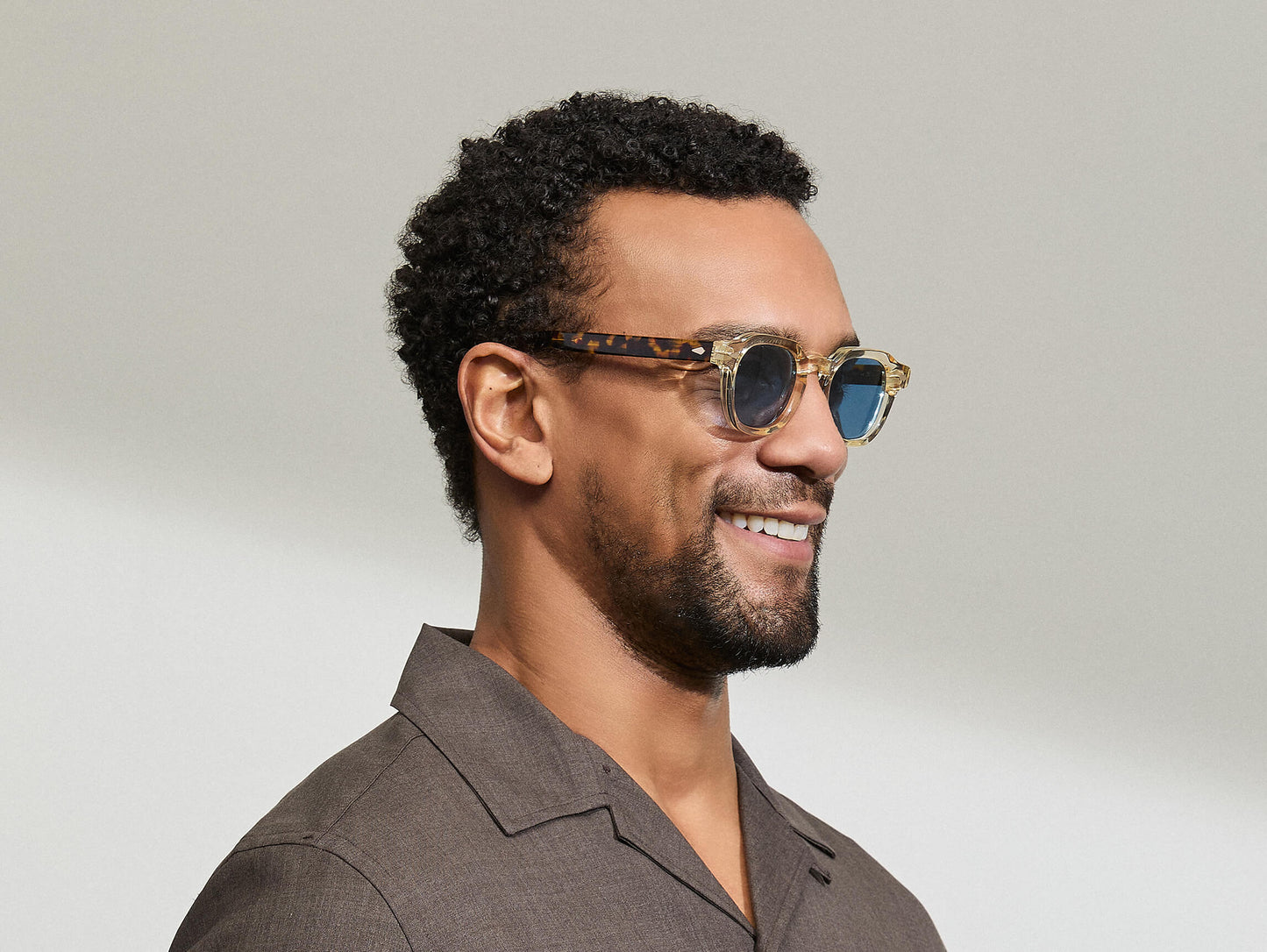 Moscot Dolt With Blue+ Sunglasses