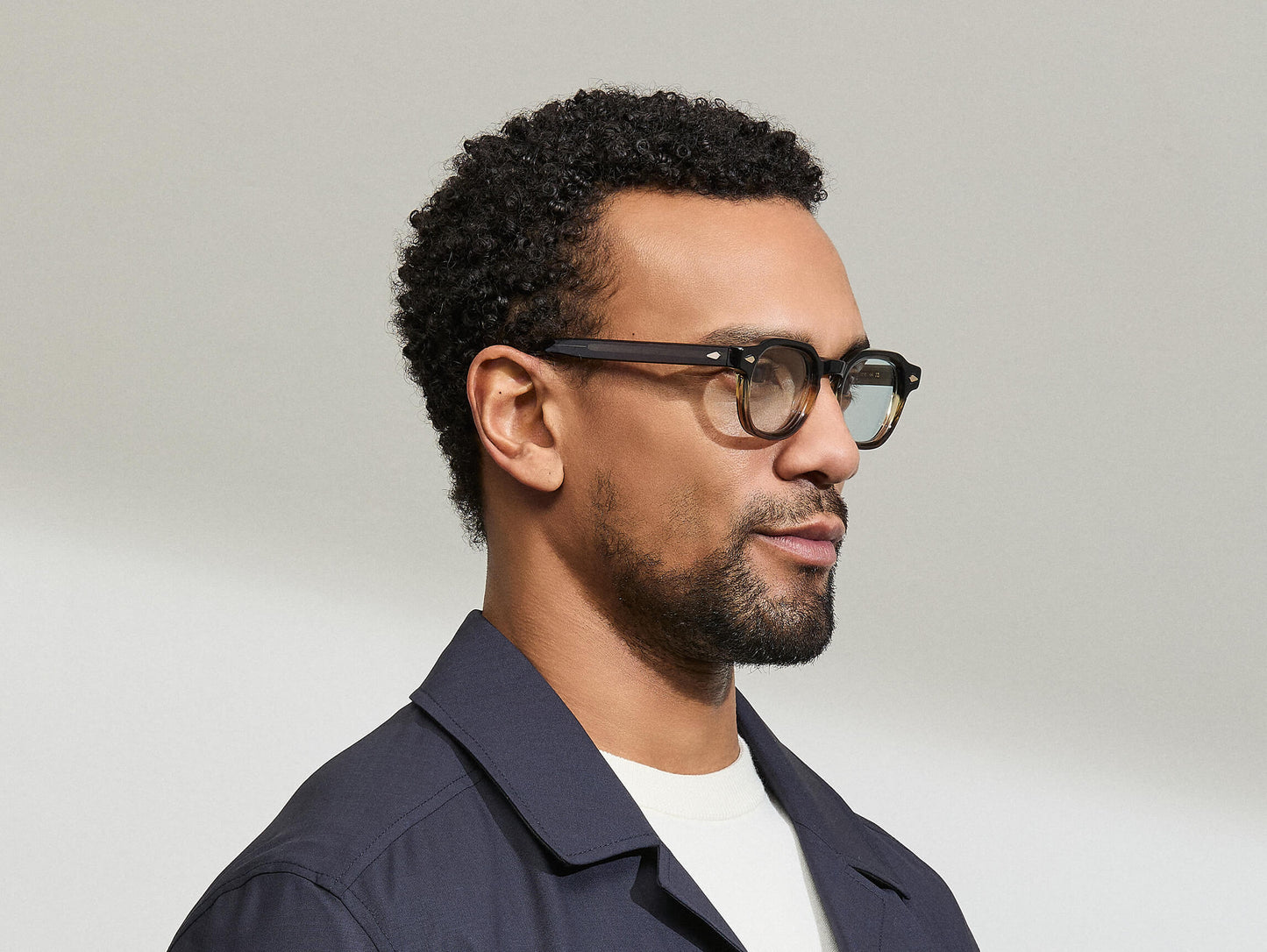 Moscot Dolt With Blue+ Sunglasses