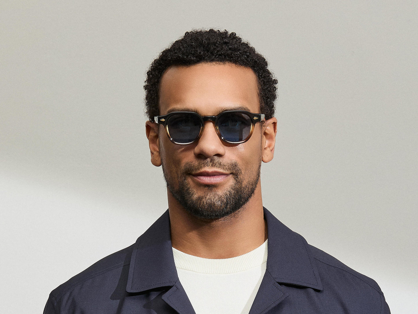 Moscot Dolt With Blue+ Sunglasses