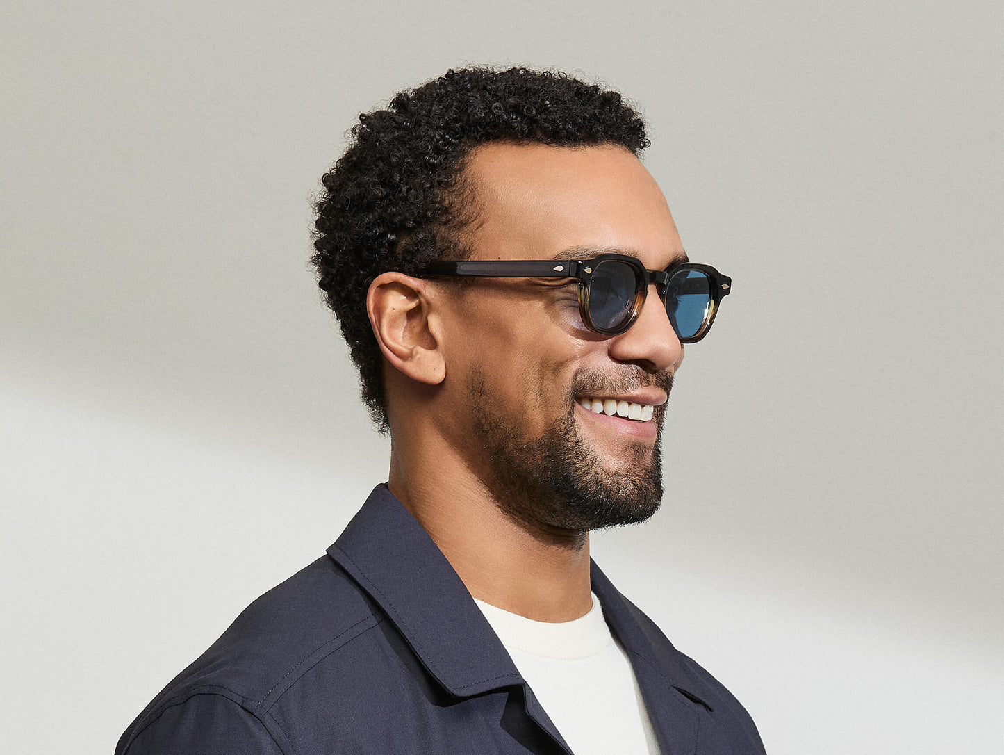 Moscot Dolt With Blue+ Sunglasses
