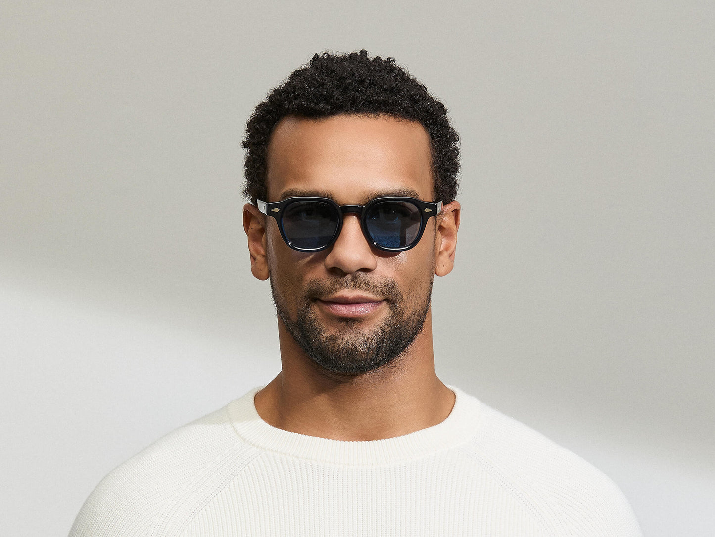 Moscot Dolt With Blue+ Sunglasses
