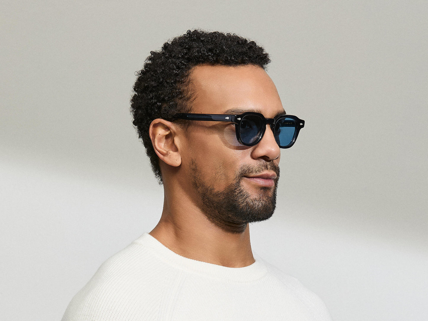 Moscot Dolt With Blue+ Sunglasses