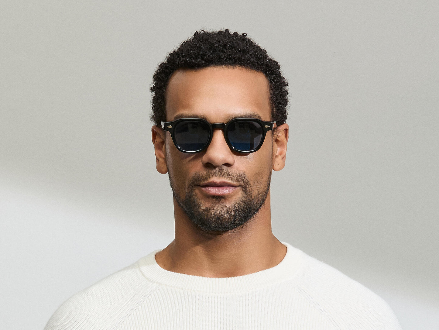 Moscot Dolt With Blue+ Sunglasses
