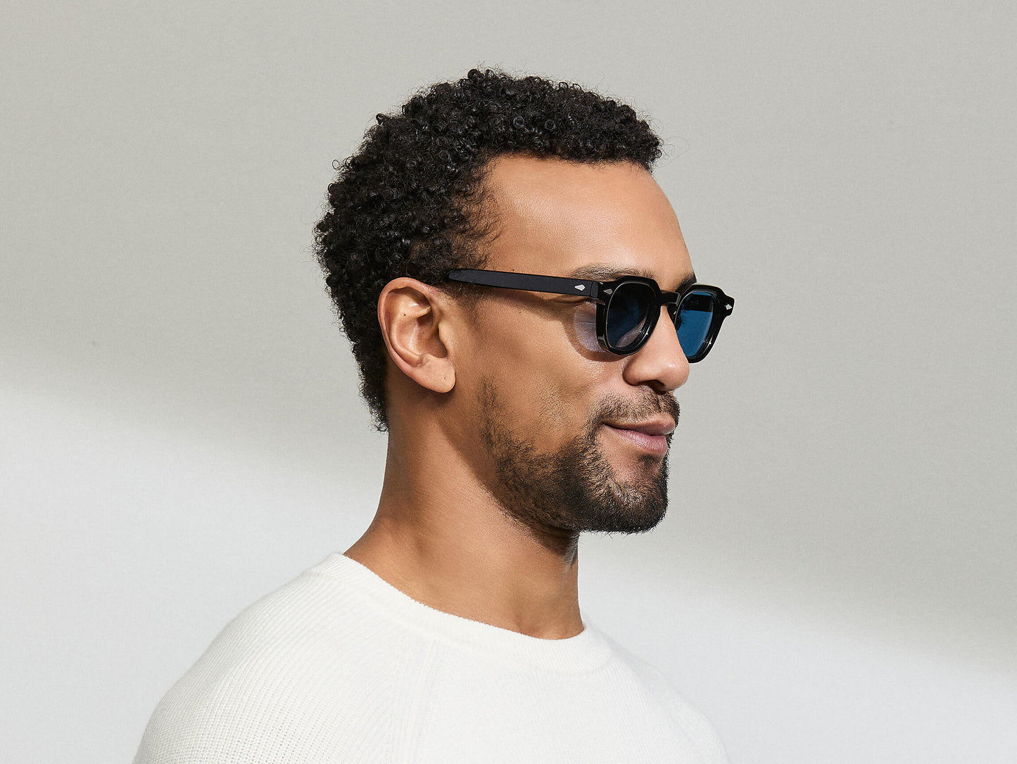 Moscot Dolt With Blue+ Sunglasses