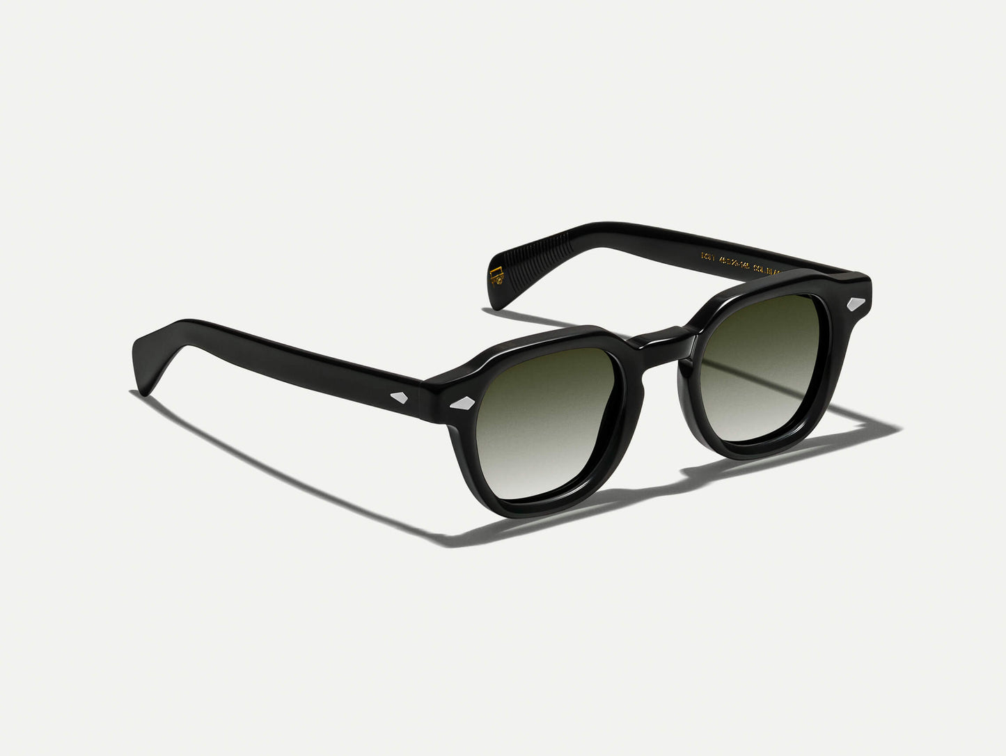Moscot Dolt Black With Custom Made Tints Sunglasses
