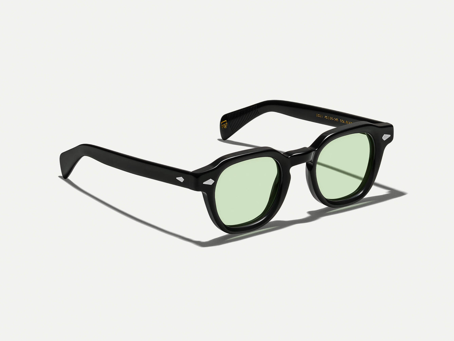 Moscot Dolt Black With Custom Made Tints Sunglasses