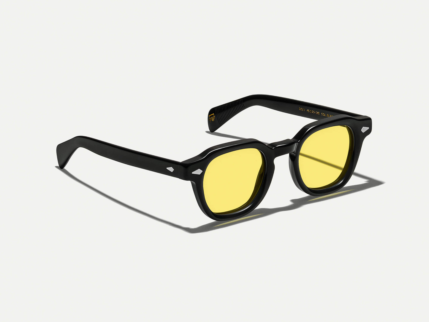 Moscot Dolt Black With Custom Made Tints Sunglasses