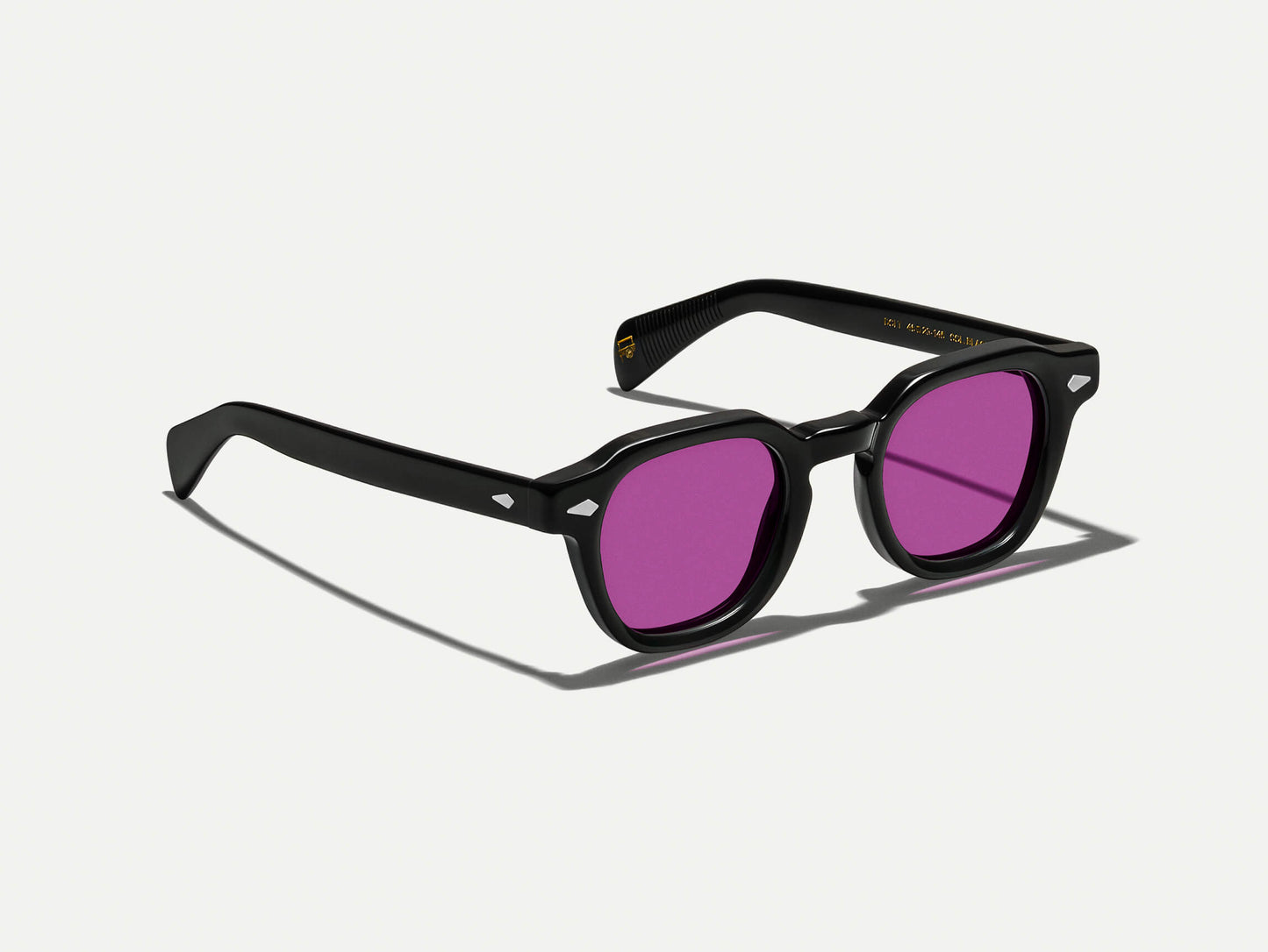 Moscot Dolt Black With Custom Made Tints Sunglasses