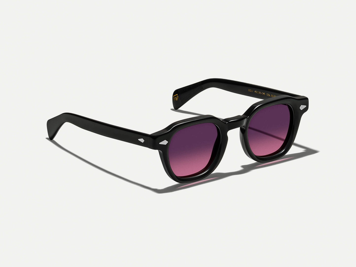 Moscot Dolt Black With Custom Made Tints Sunglasses