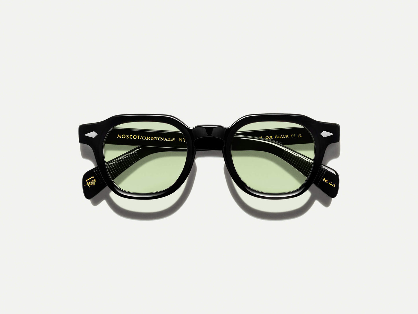 Moscot Dolt With Green+ Sunglasses