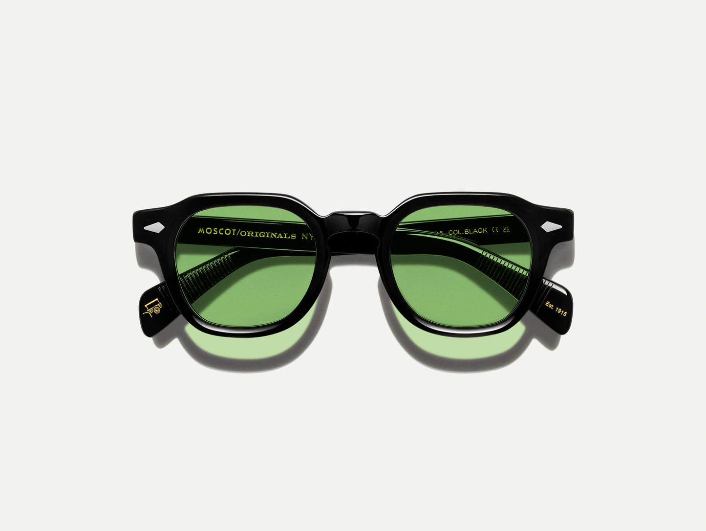 Moscot Dolt With Green+ Sunglasses