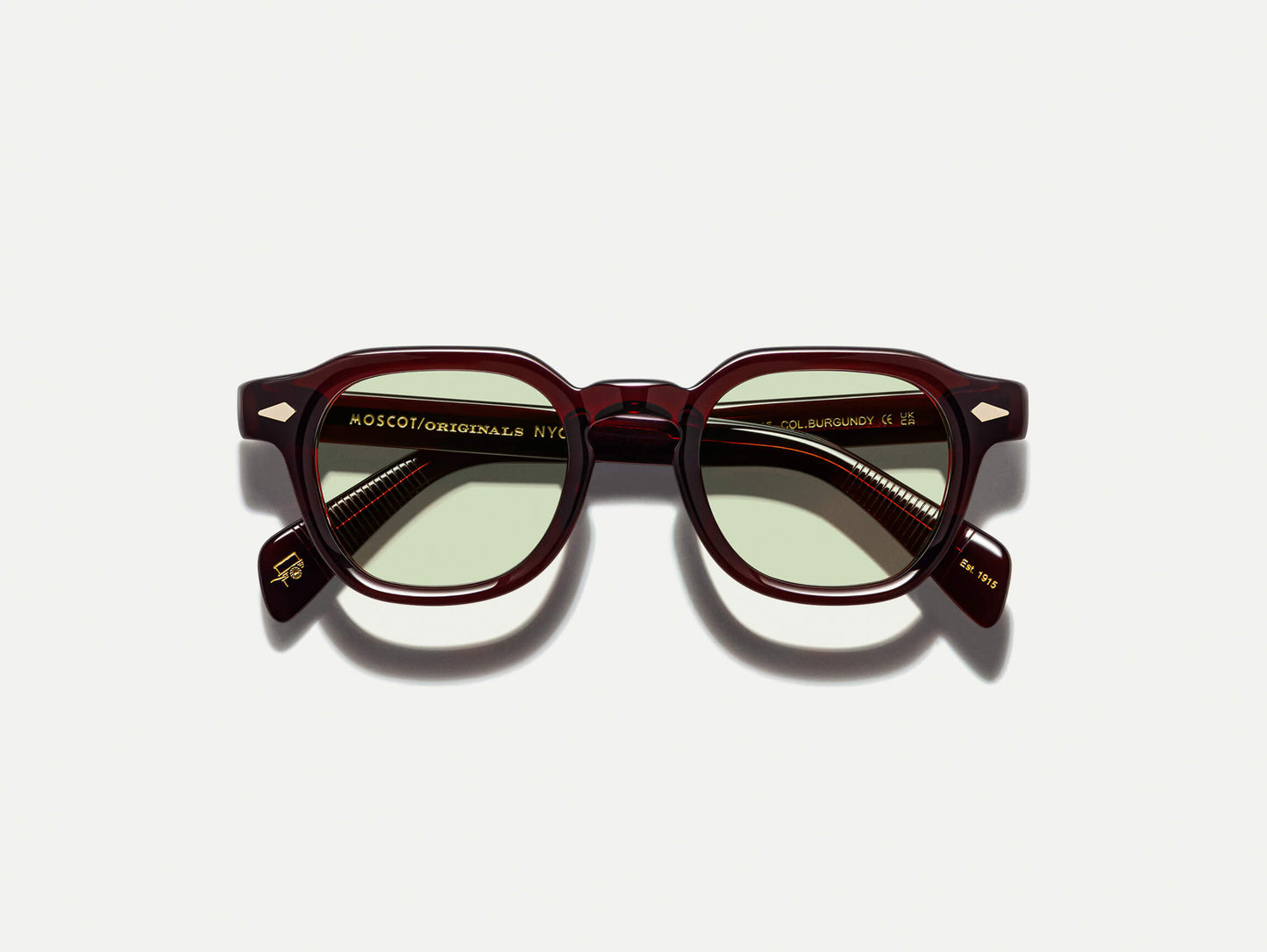 Moscot Dolt With Green+ Sunglasses