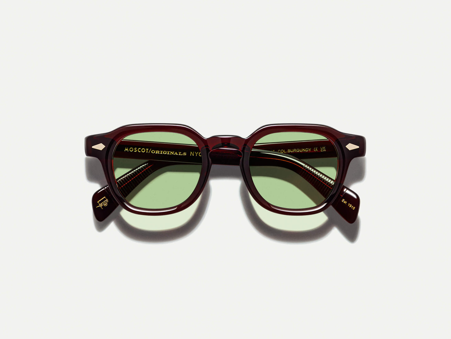 Moscot Dolt With Green+ Sunglasses